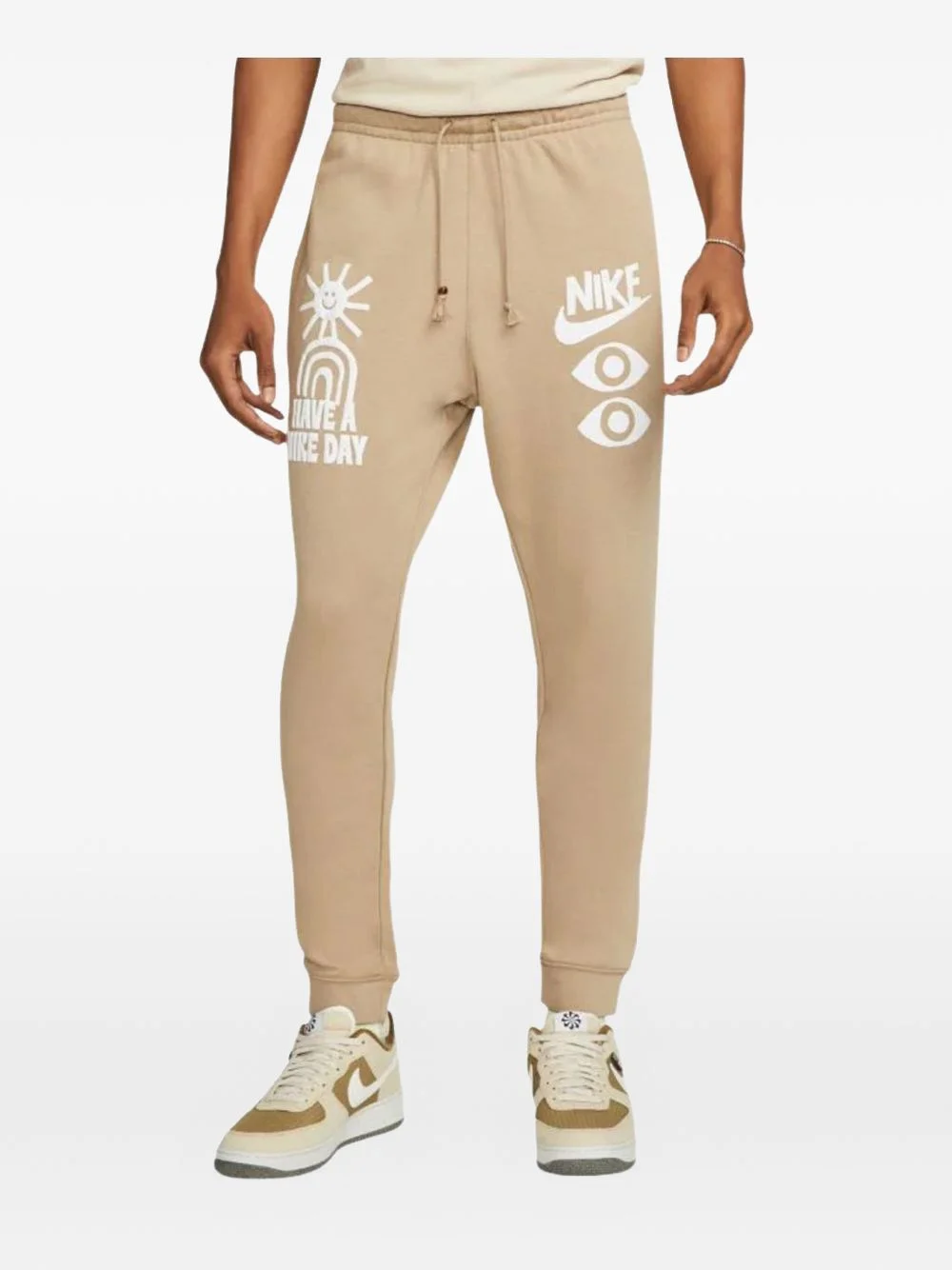 sportswear terry trousers - 1