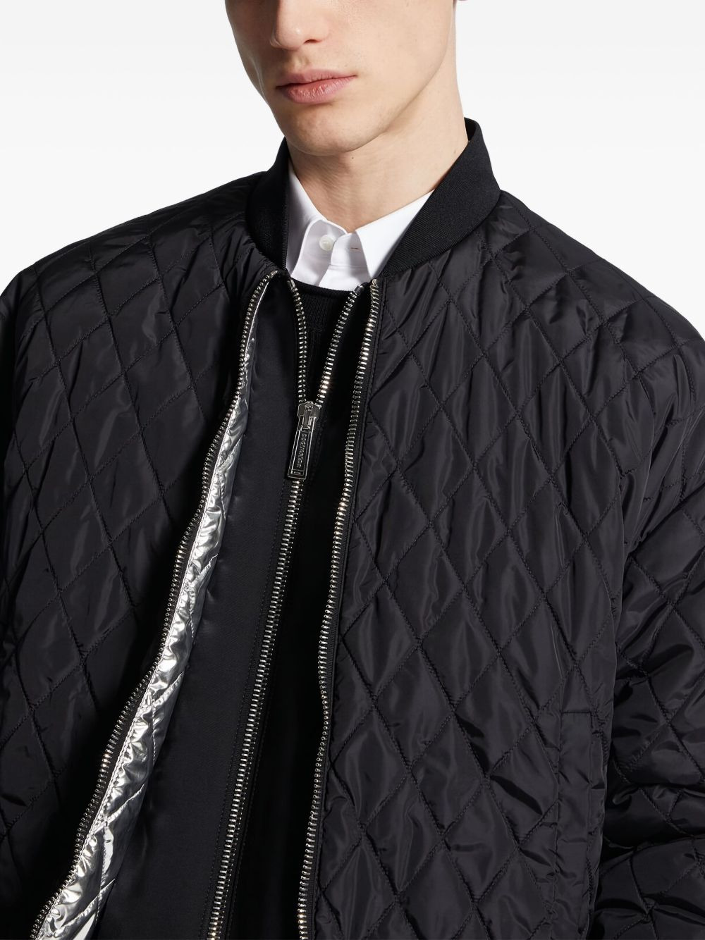 quilted bomber jacket - 4