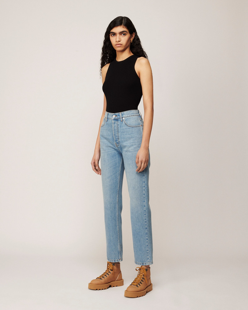 KEMIA - Straight leg jeans - Light blue 4