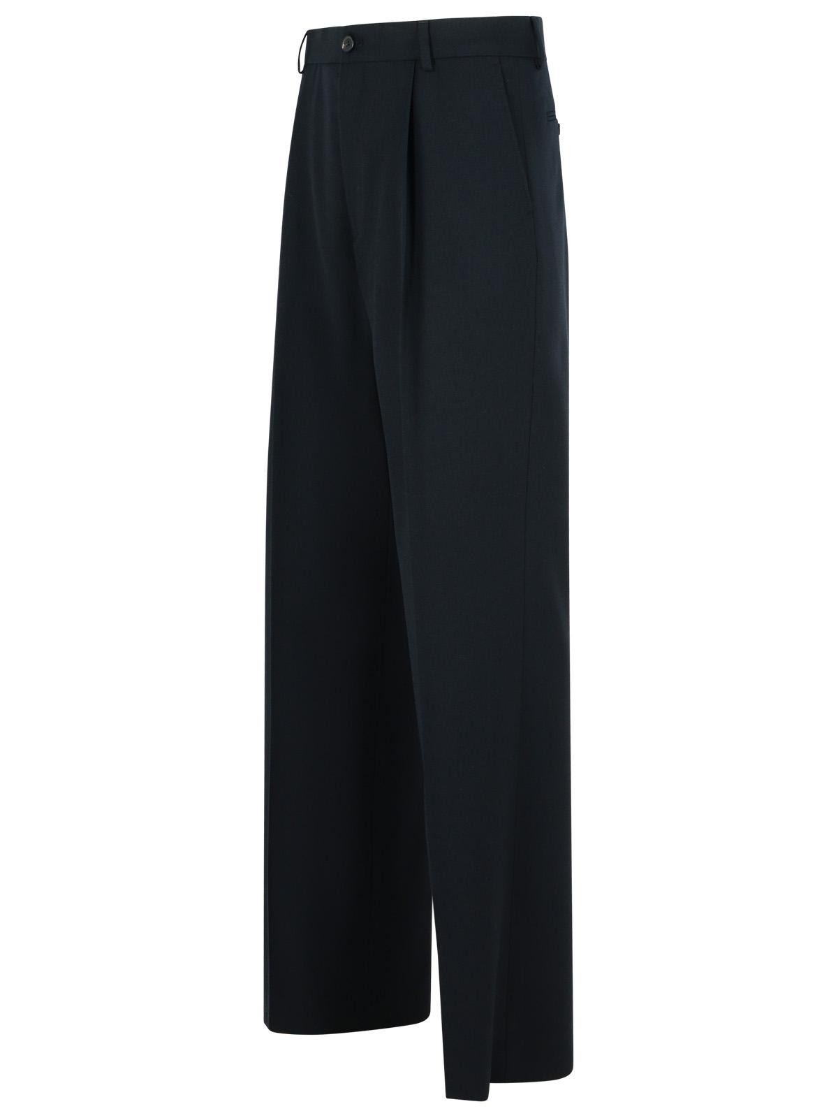 Dries Van Noten 'Penrud' Straight Black Wool Pants Men - 2
