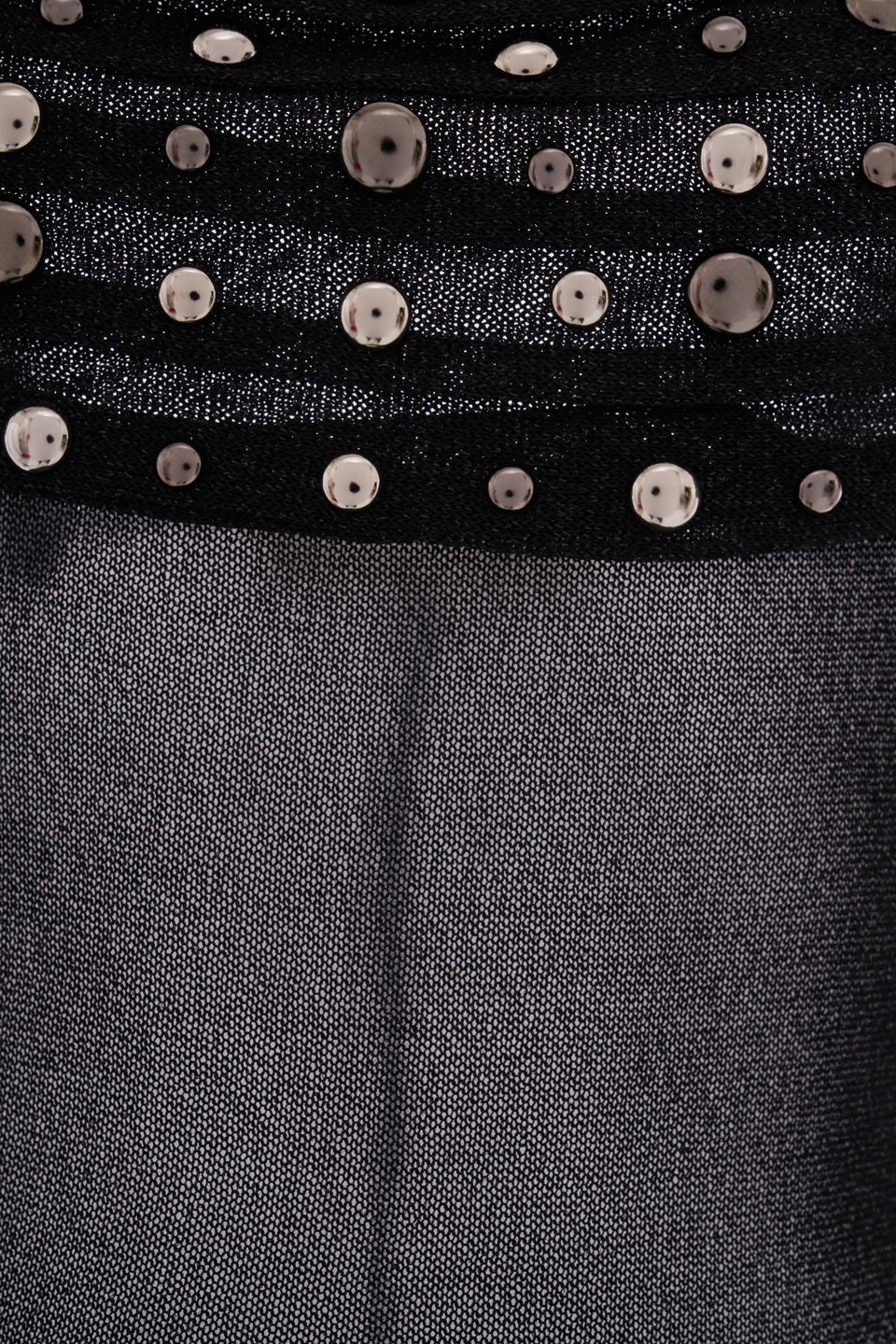LUREX KNIT SLIP DRESS WITH METAL HOTFIX - 3