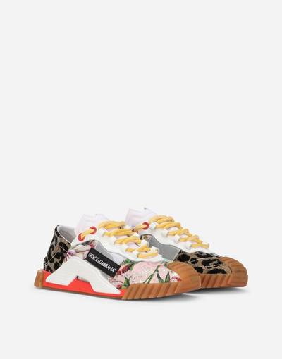 Dolce & Gabbana Patchwork fabric NS1 slip-on sneakers outlook