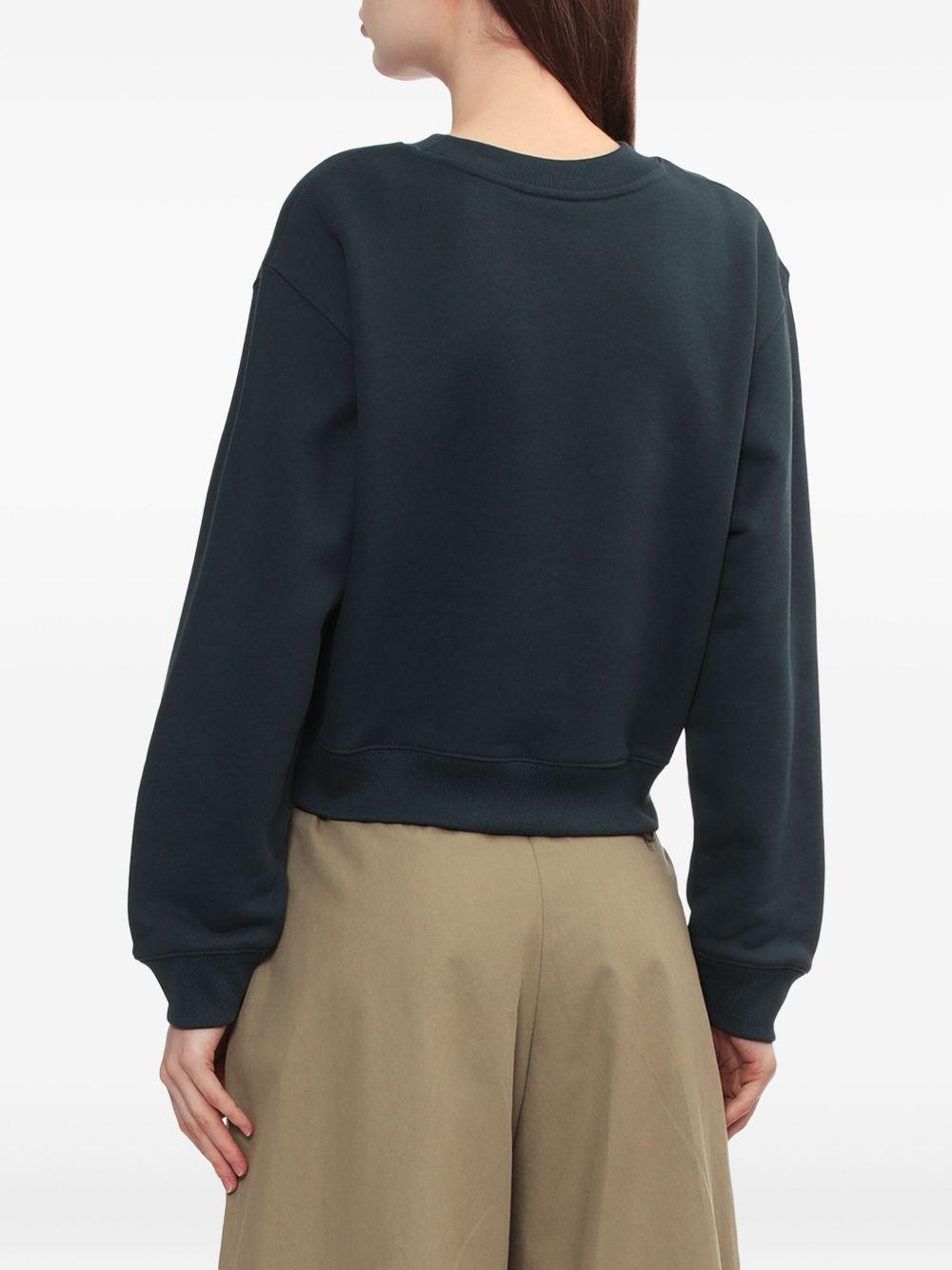 fox-embroidered sweatshirt - 4