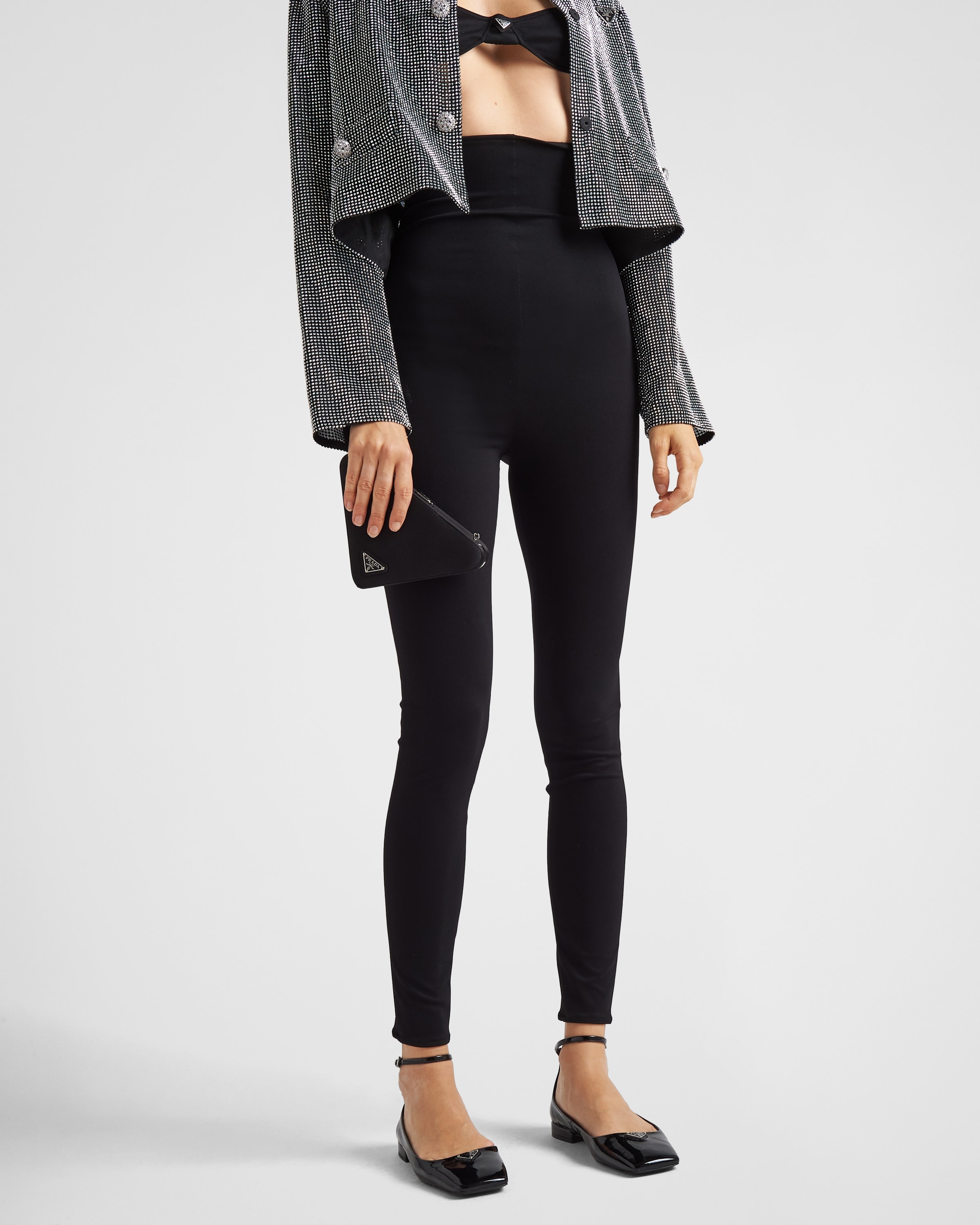 Stretch jersey pants - 4