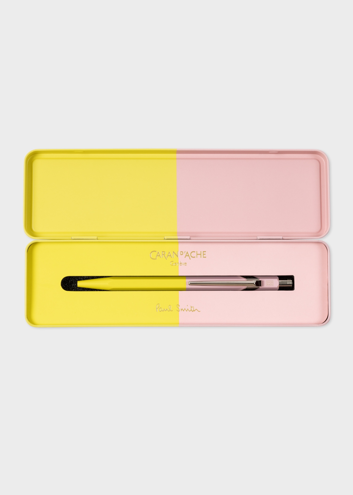 Caran d'Ache + Paul Smith - 849 Yellow & Pink Ballpoint Pen - 2