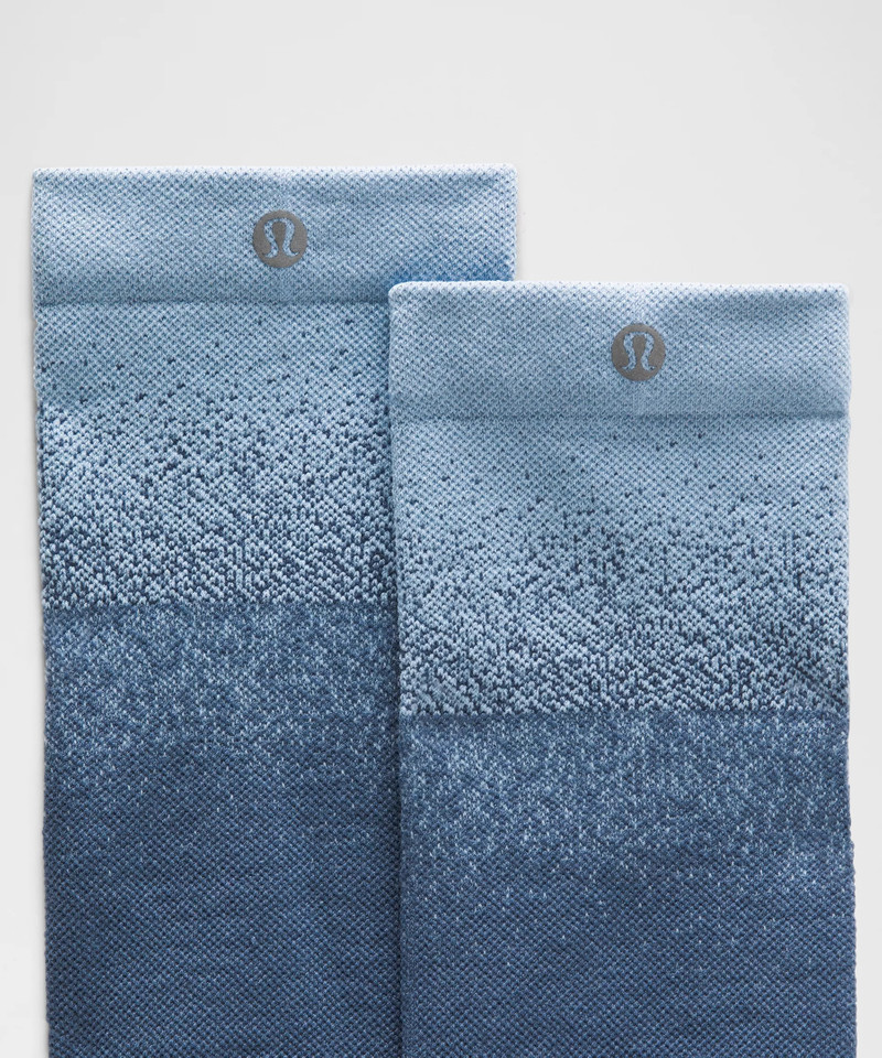 lululemon Unisex Power Stride Crew Socks Ombre *Updated outlook