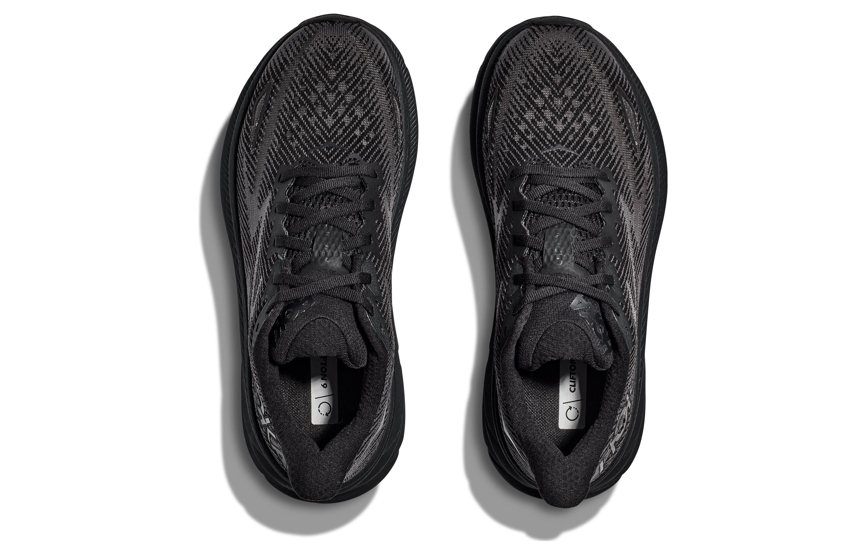 (WMNS) Hoka One One Clifton 9 'Triple Black' 1127896-BBLC - 7
