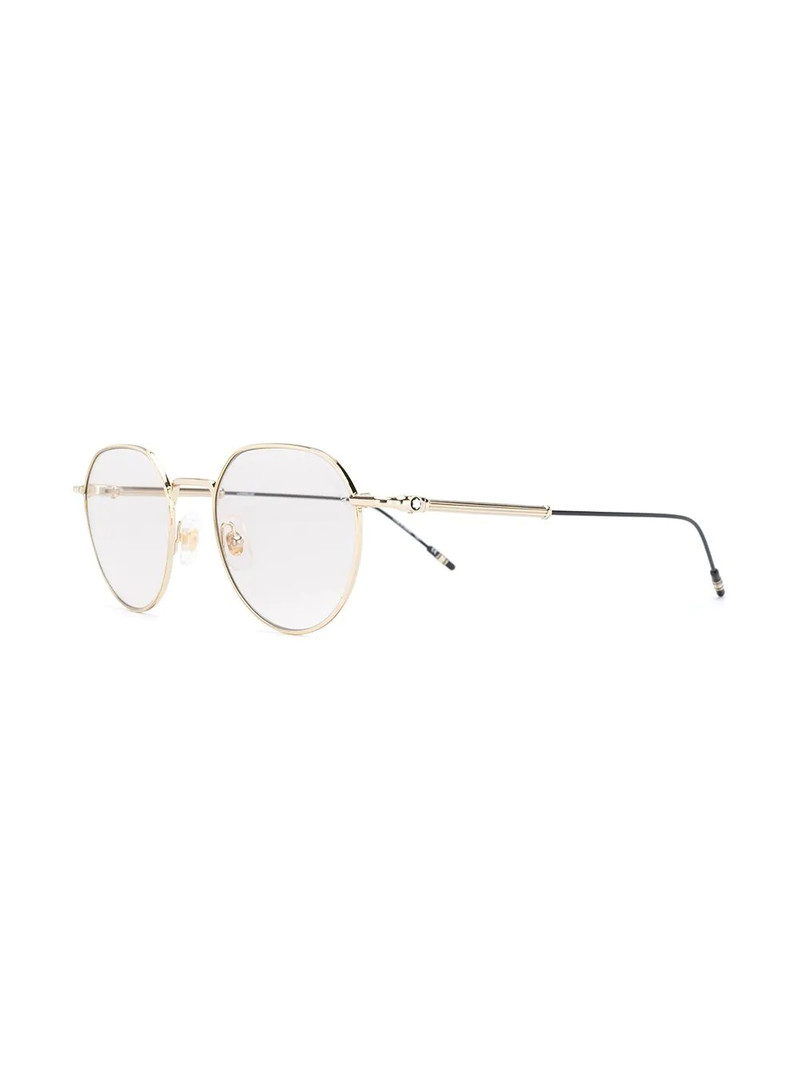 Montblanc oval frame glasses outlook