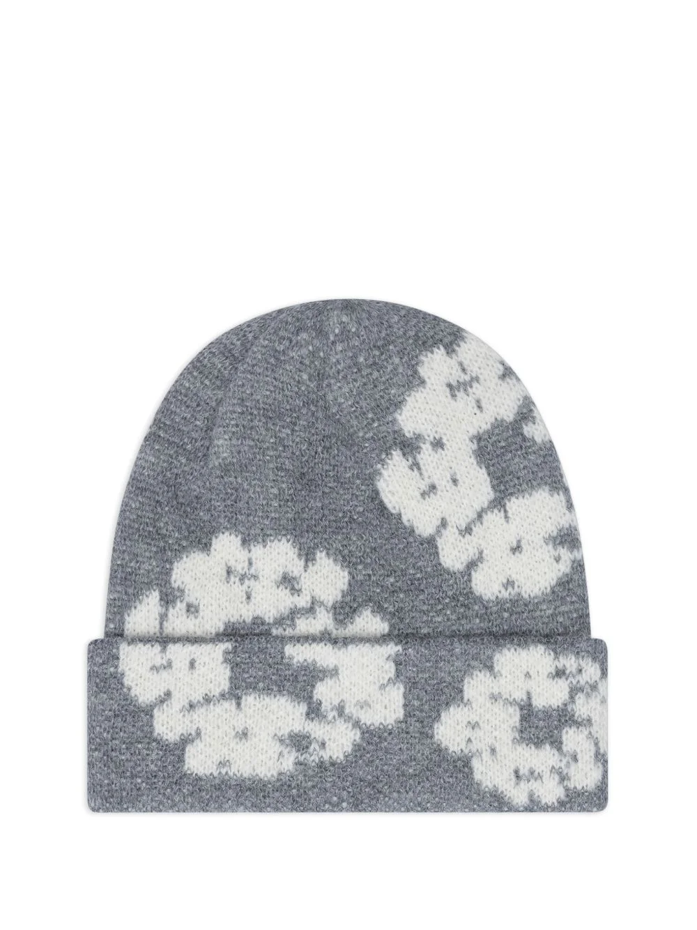 flower-print beanie - 1