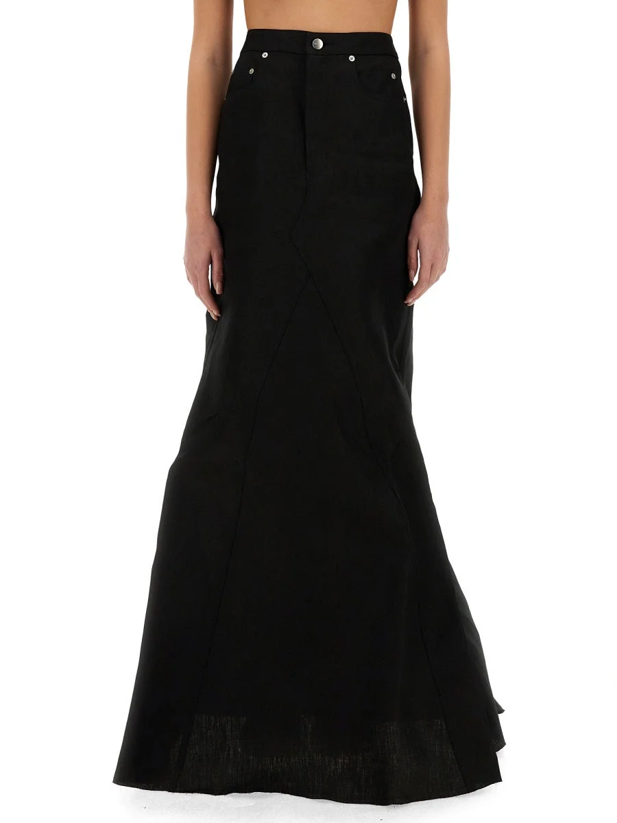 Rick Owens Women Long Skirt - 1