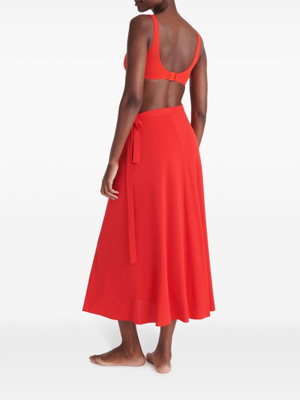 Julieta draped midi skirt - 3