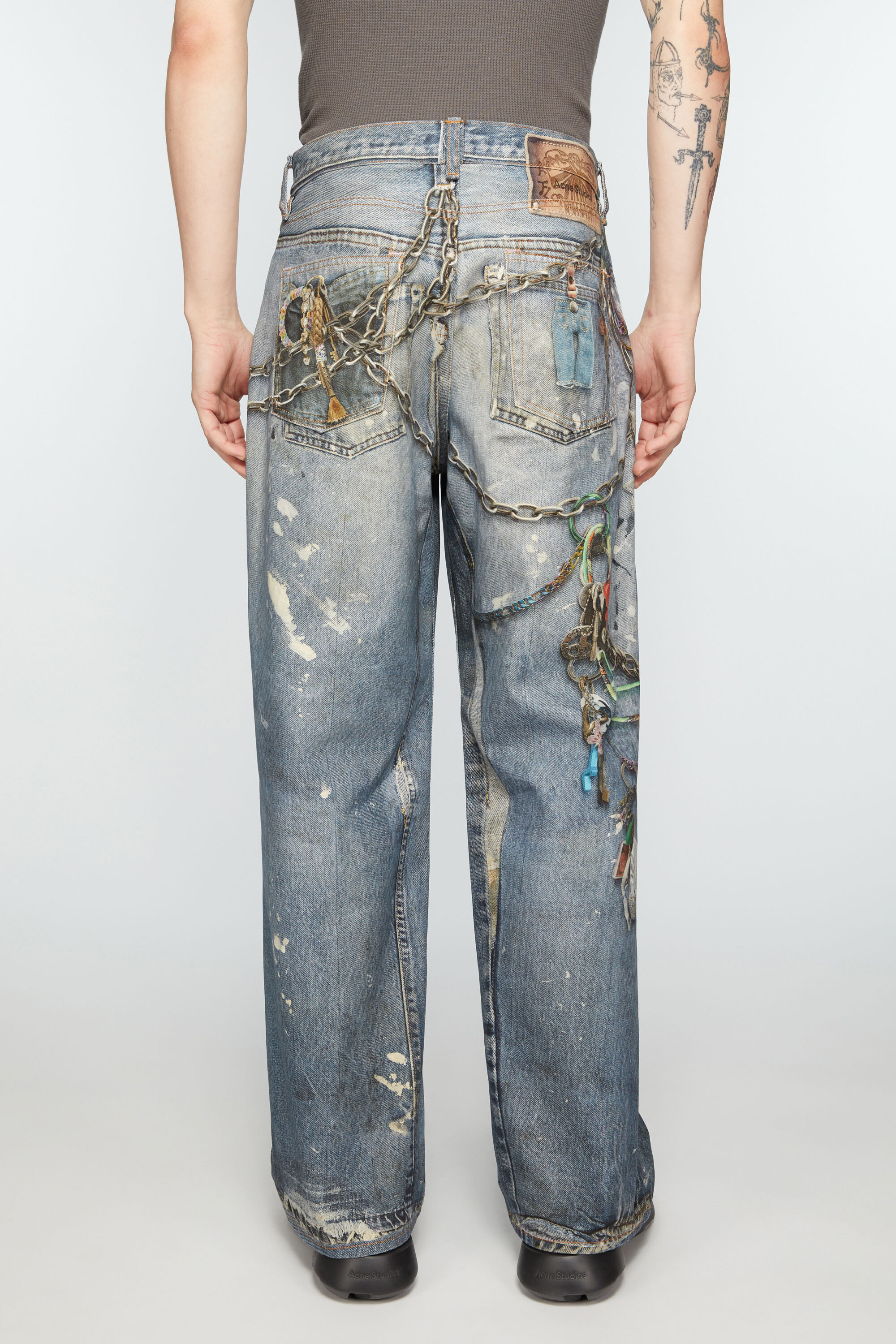 Loose fit trousers - 1981M - Mid Blue - 5