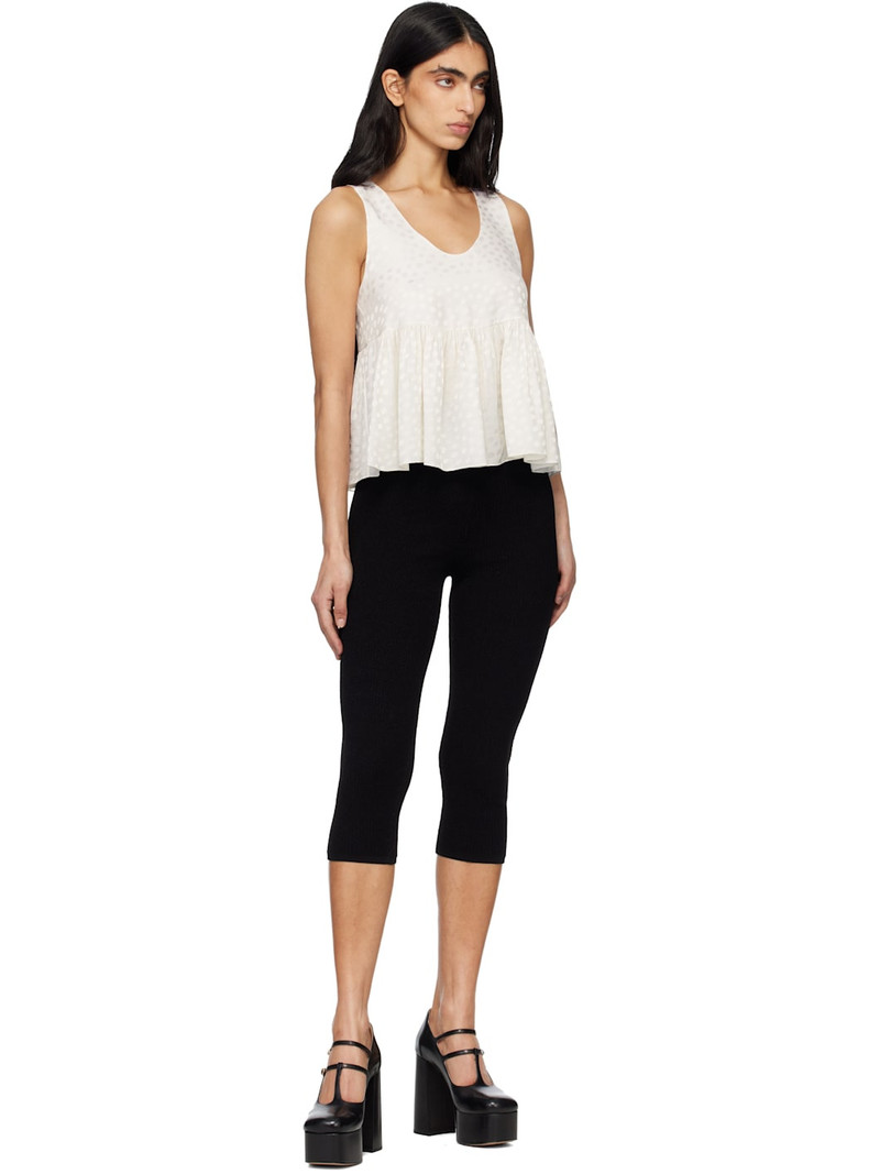 Chloé White Silk Tank Top outlook