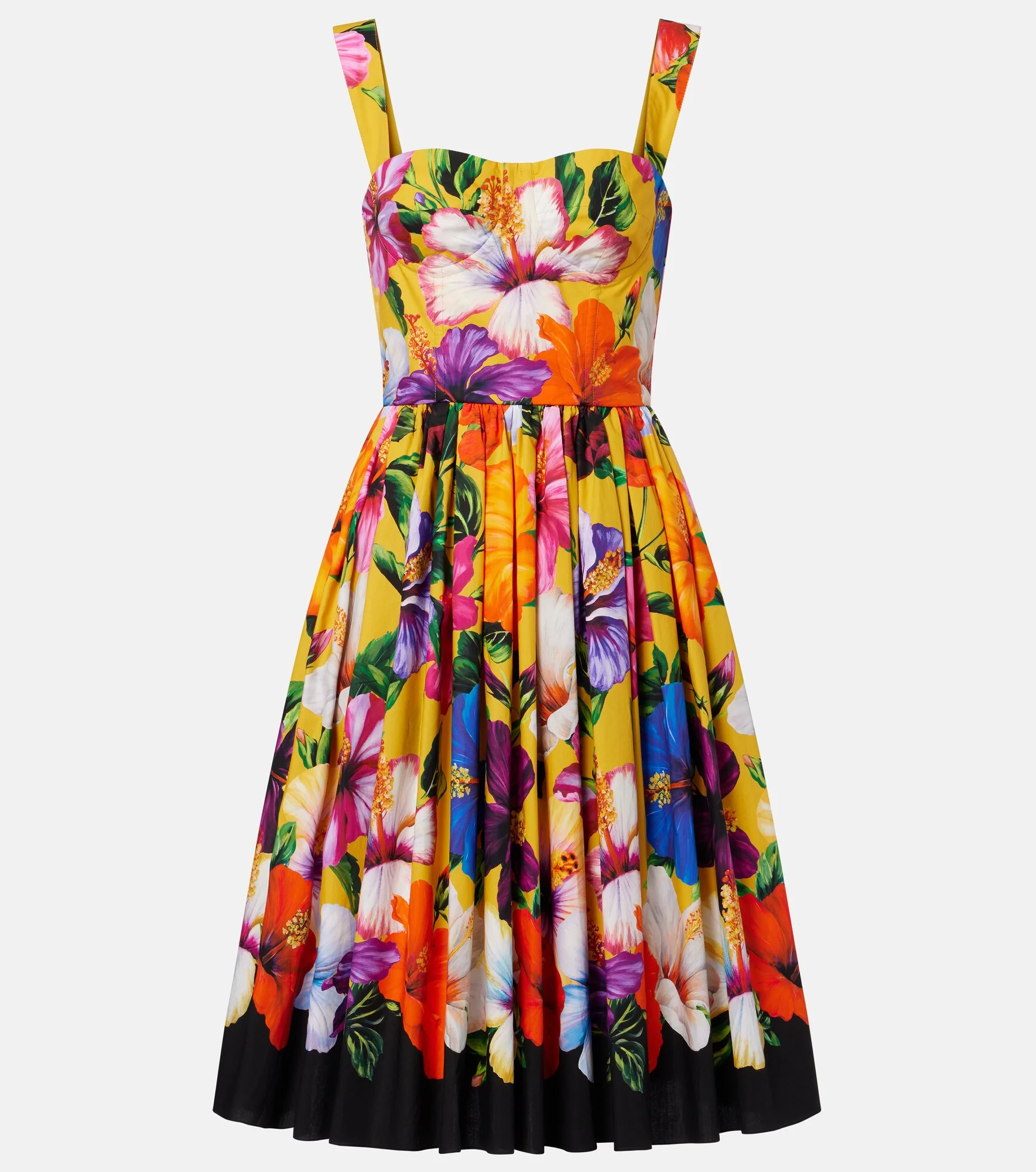 Floral midi dress - 1