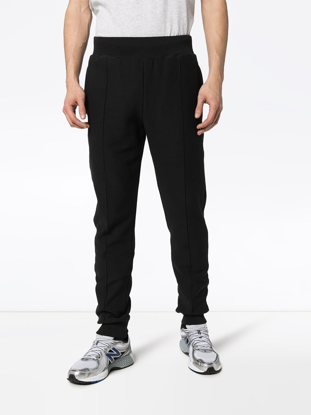 tapered cotton sweatpants - 3