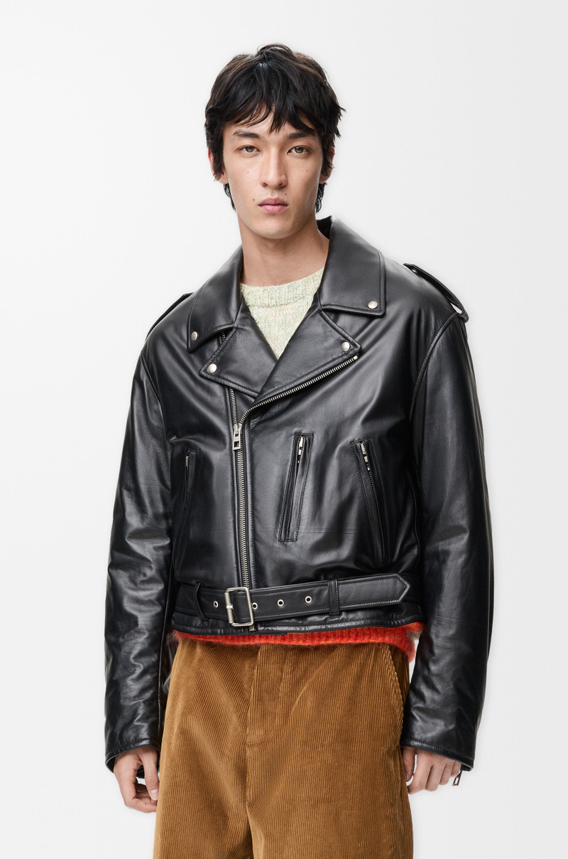 Biker jacket in nappa lambskin 4