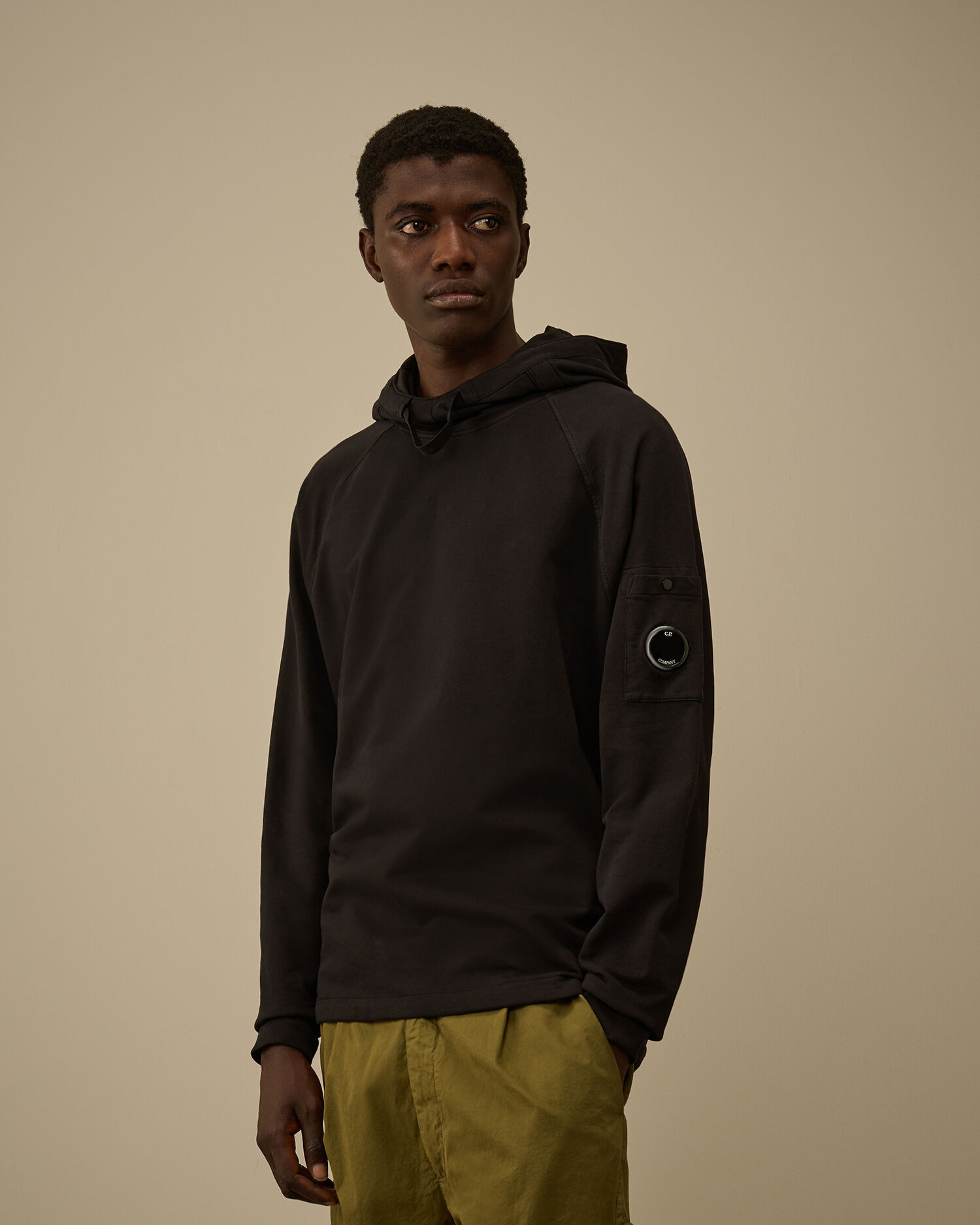 Light Fleece Hooded Lens Sweatshirt - 3