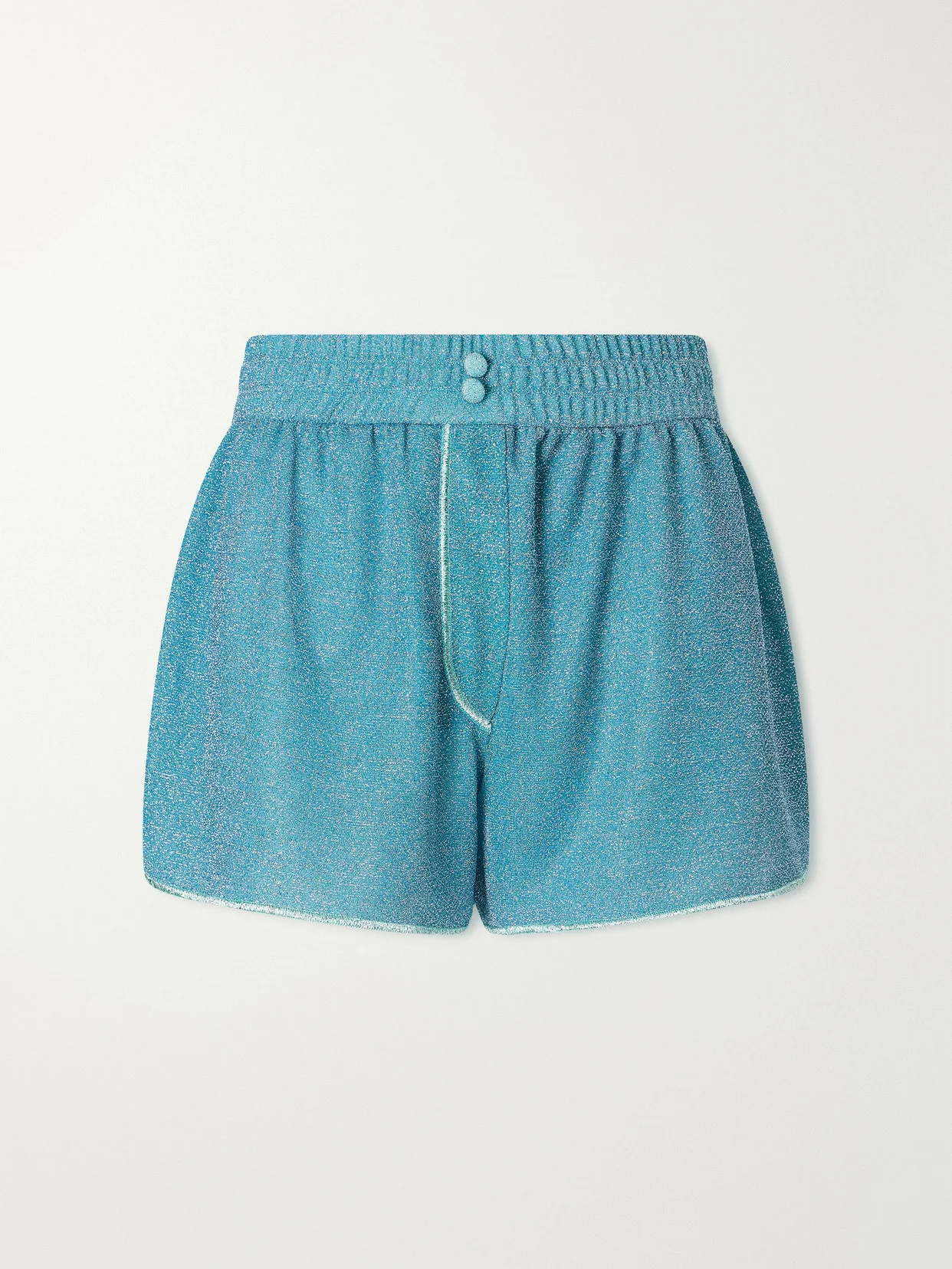 Lumiere Metallic Lurex Shorts - 1