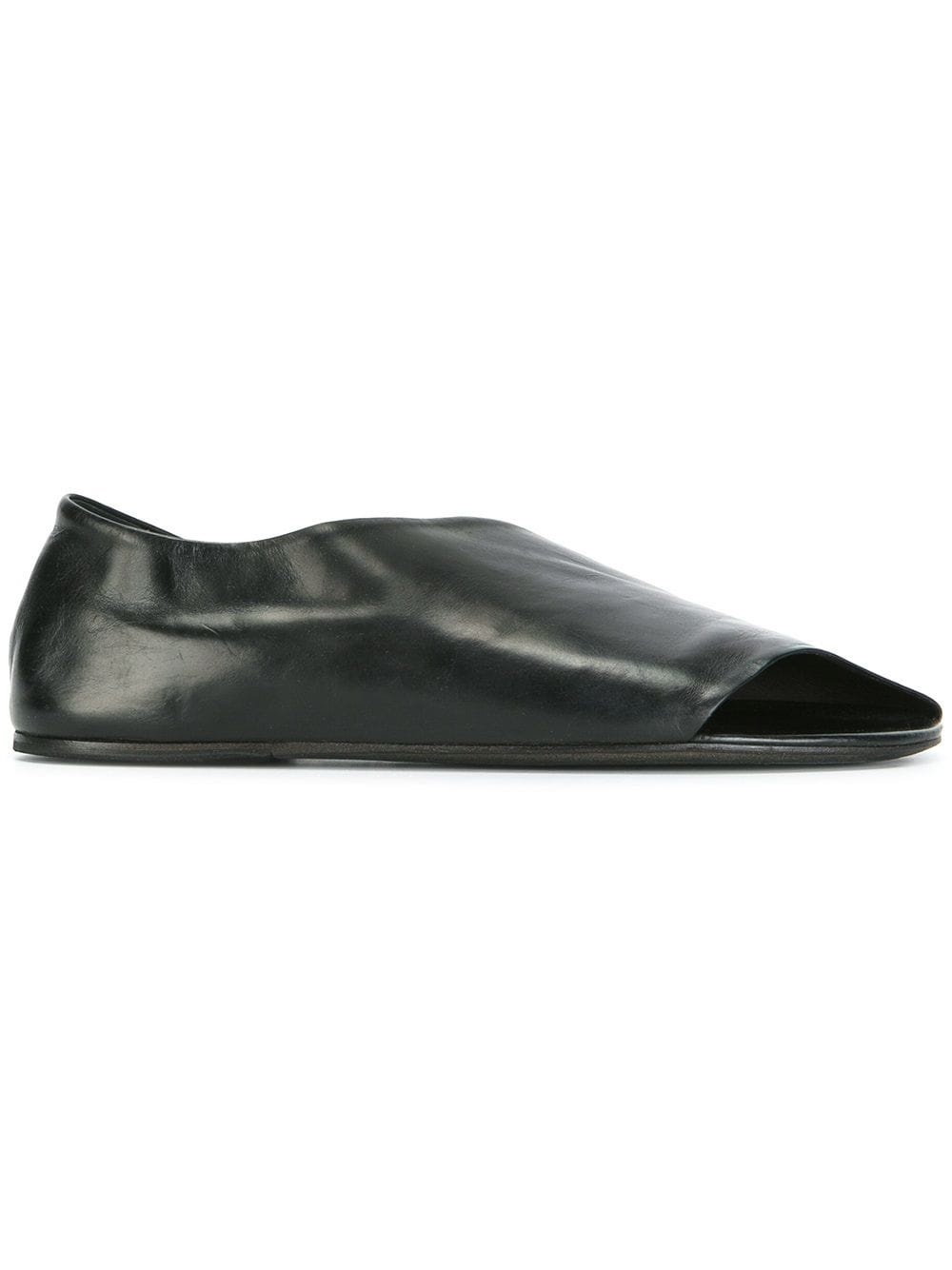 cut-off detailing loafers - 1