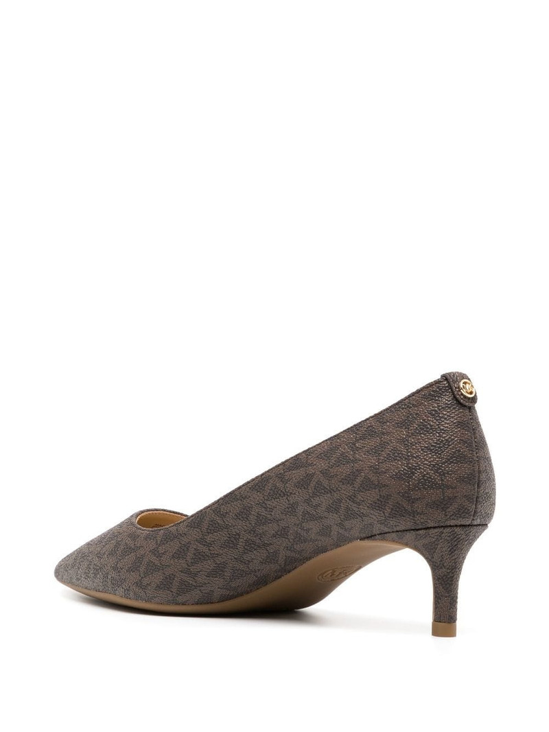 Alina 50mm monogram-print pumps 3