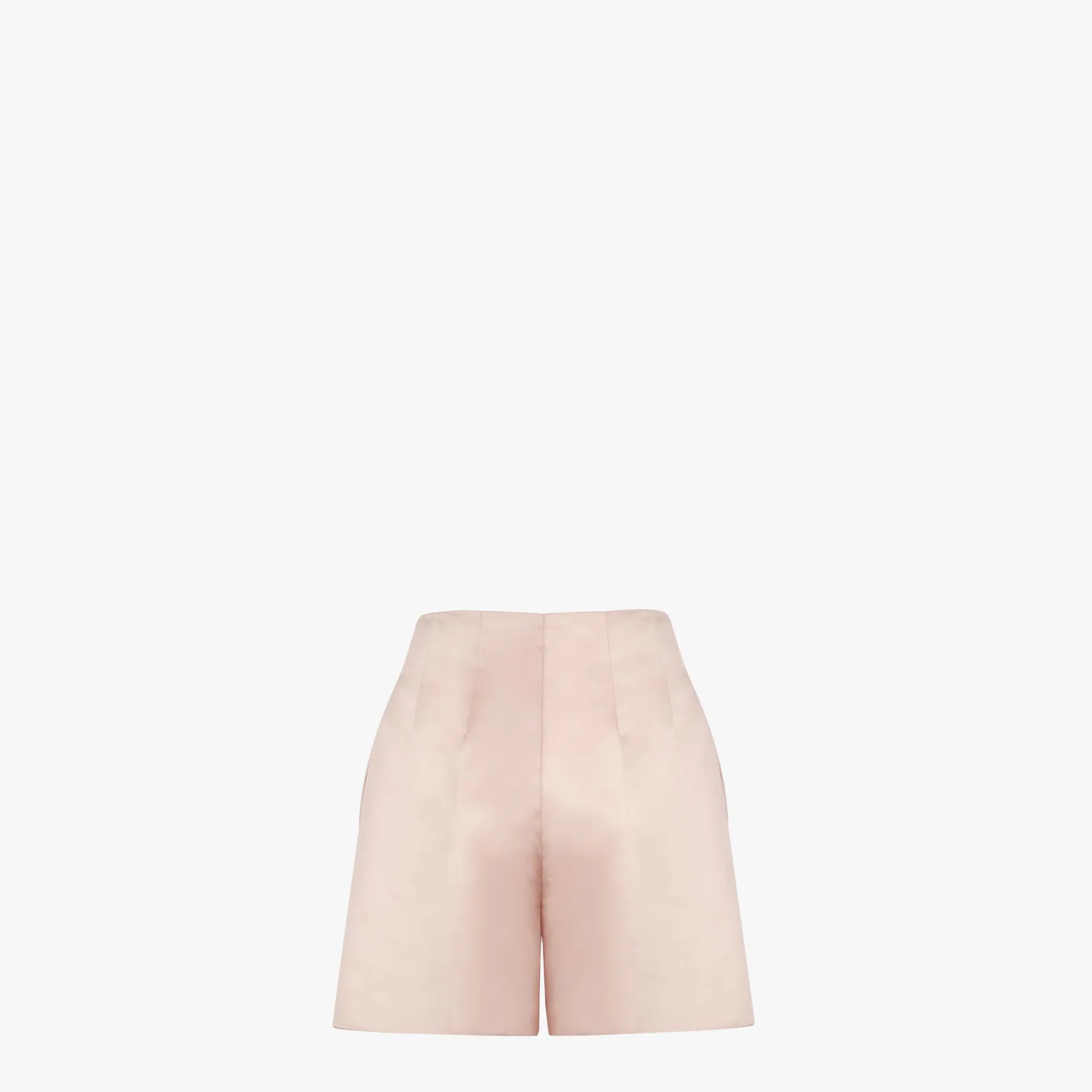 Pink silk shorts - 2