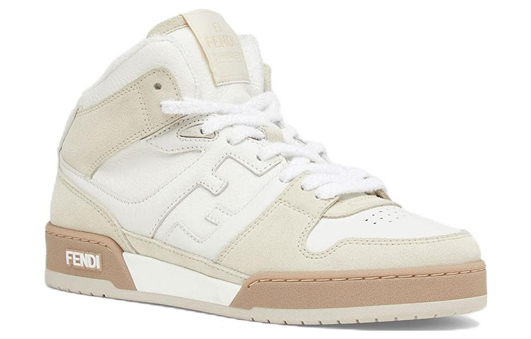 (WMNS) FENDI Match High Top 'White Cream' 8E8358AHH2F1FHS - 2