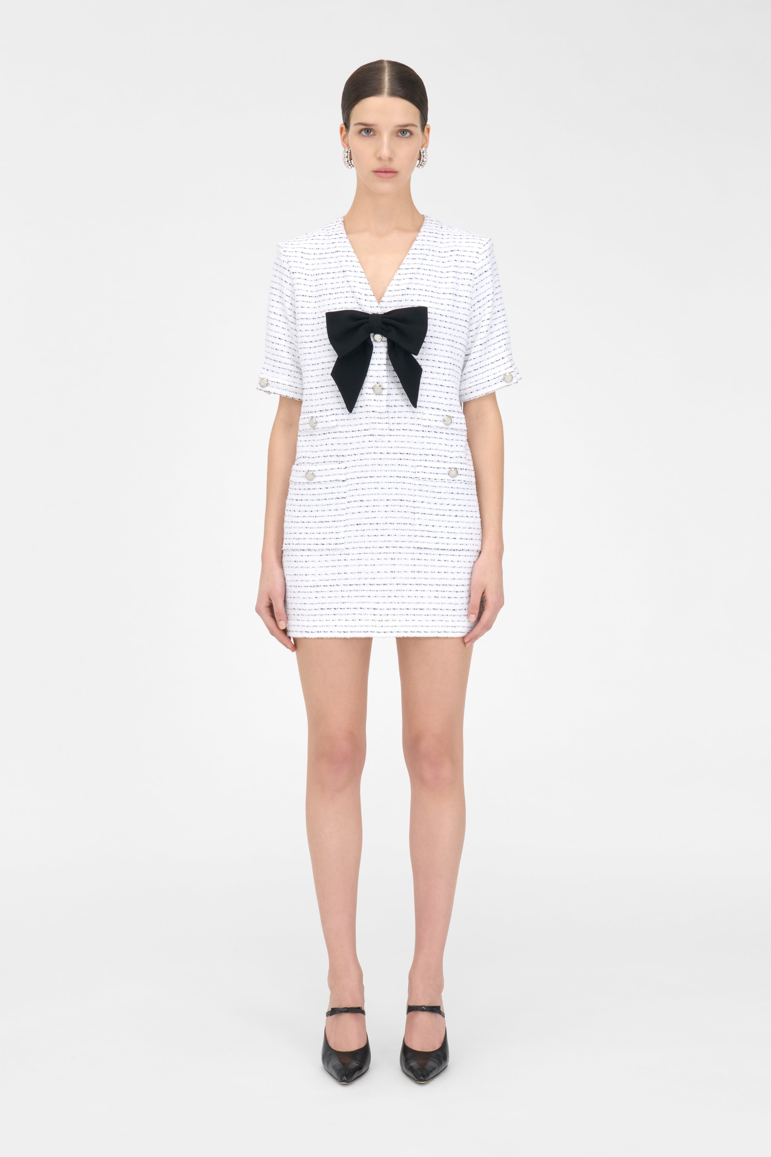 SEQUIN TWEED MINI DRESS - 3
