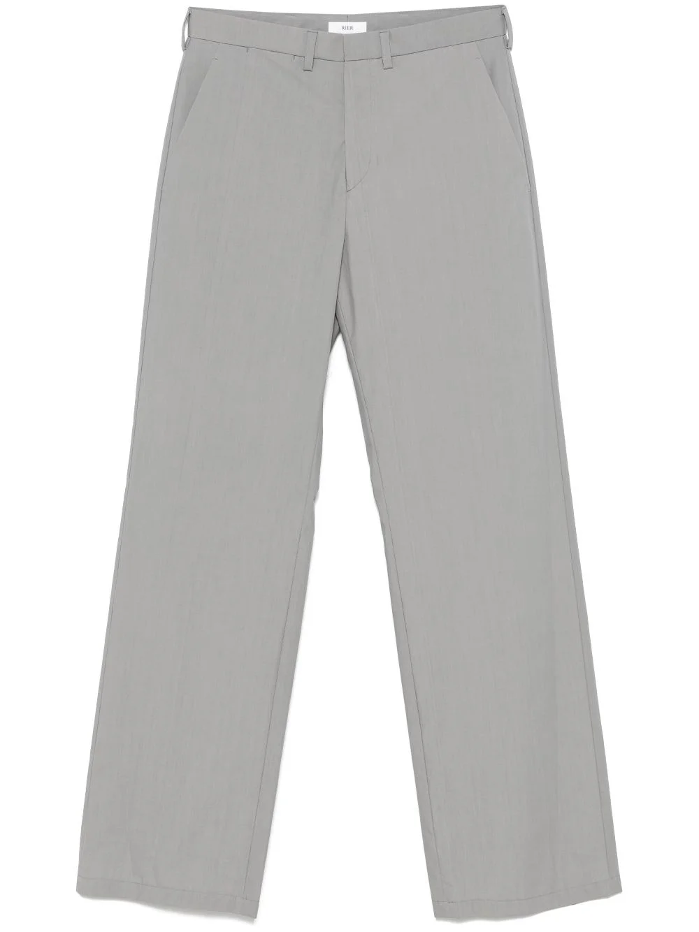 waxed poplin trousers - 1