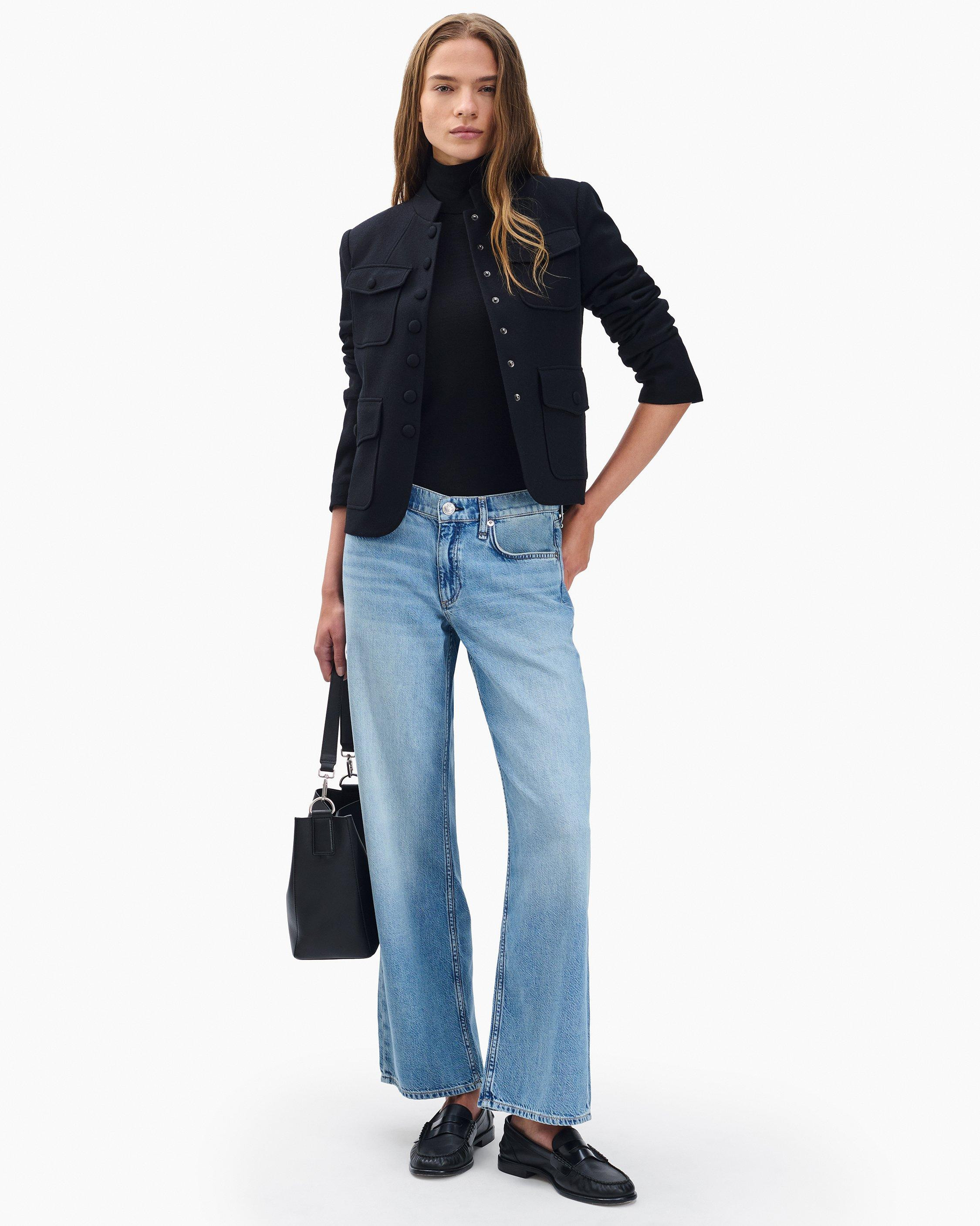Saige Ankle Relaxed Straight Jeans
Featherweight in Ludlow - 2