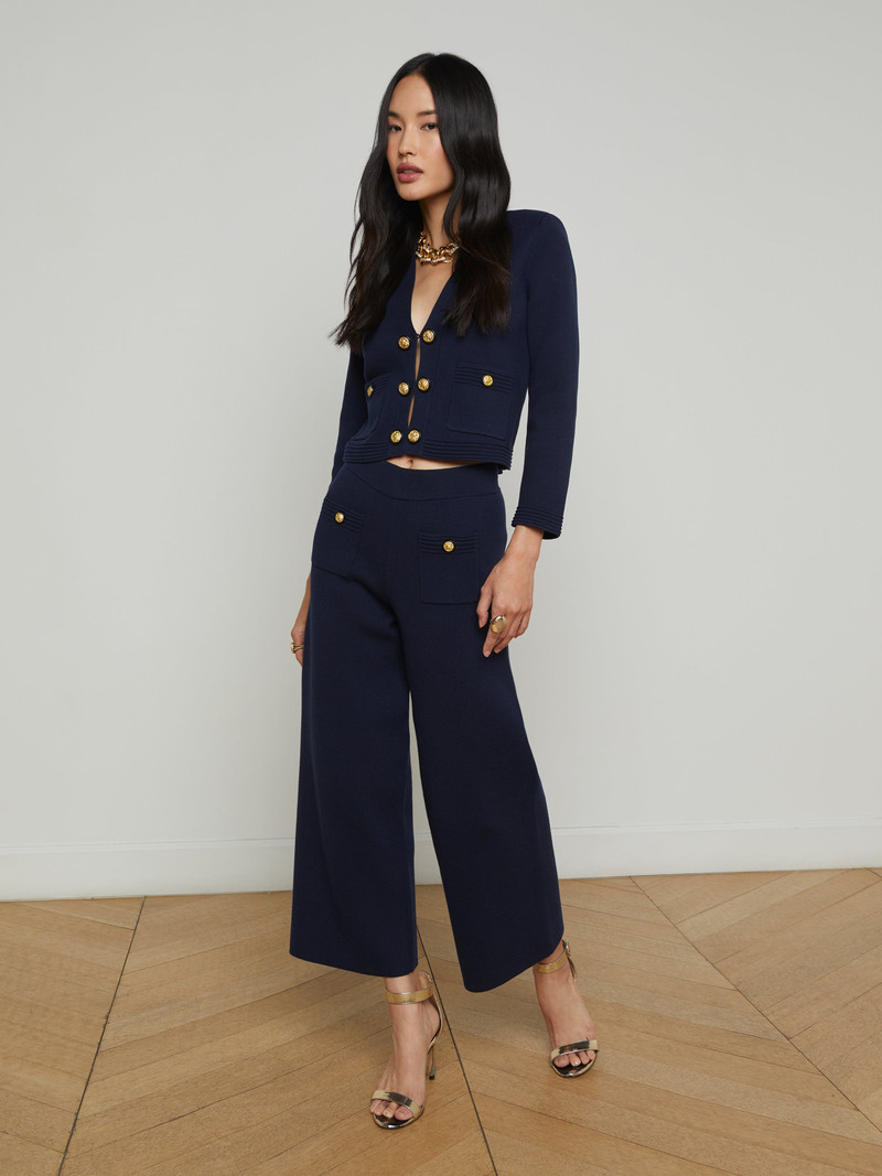 L'AGENCE Madrid Wide-Leg Knit Pant outlook