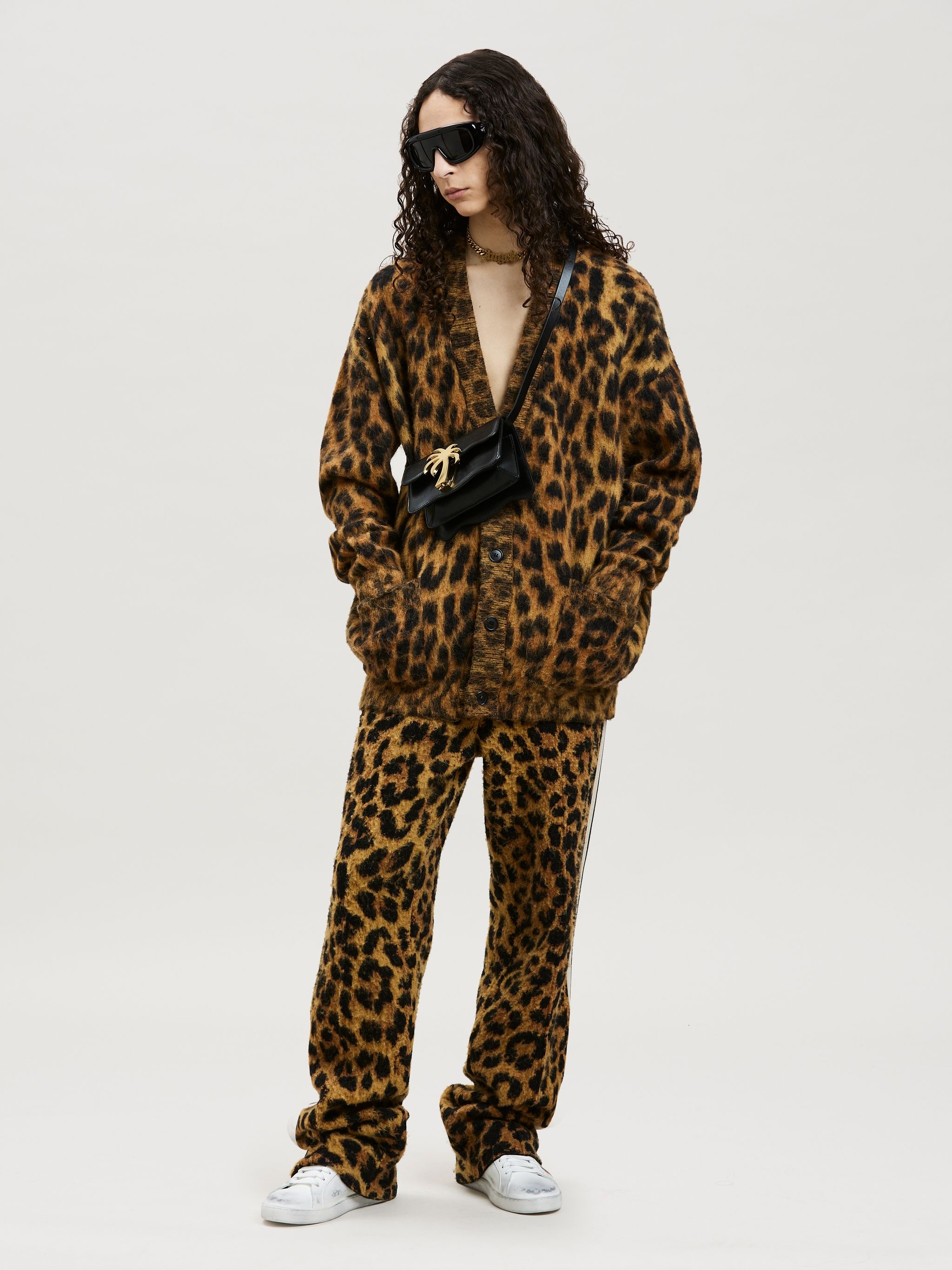ANIMALIER BRUSHED CARDIGAN - 2