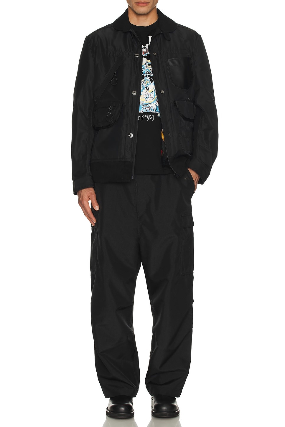 Polyester Matte Cloth Pants - 5