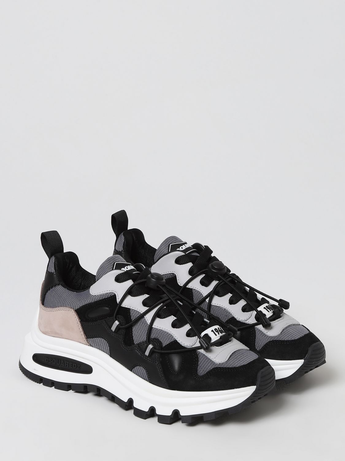 Run DS2 Dsquared2 sneakers in fabric and leather - 2