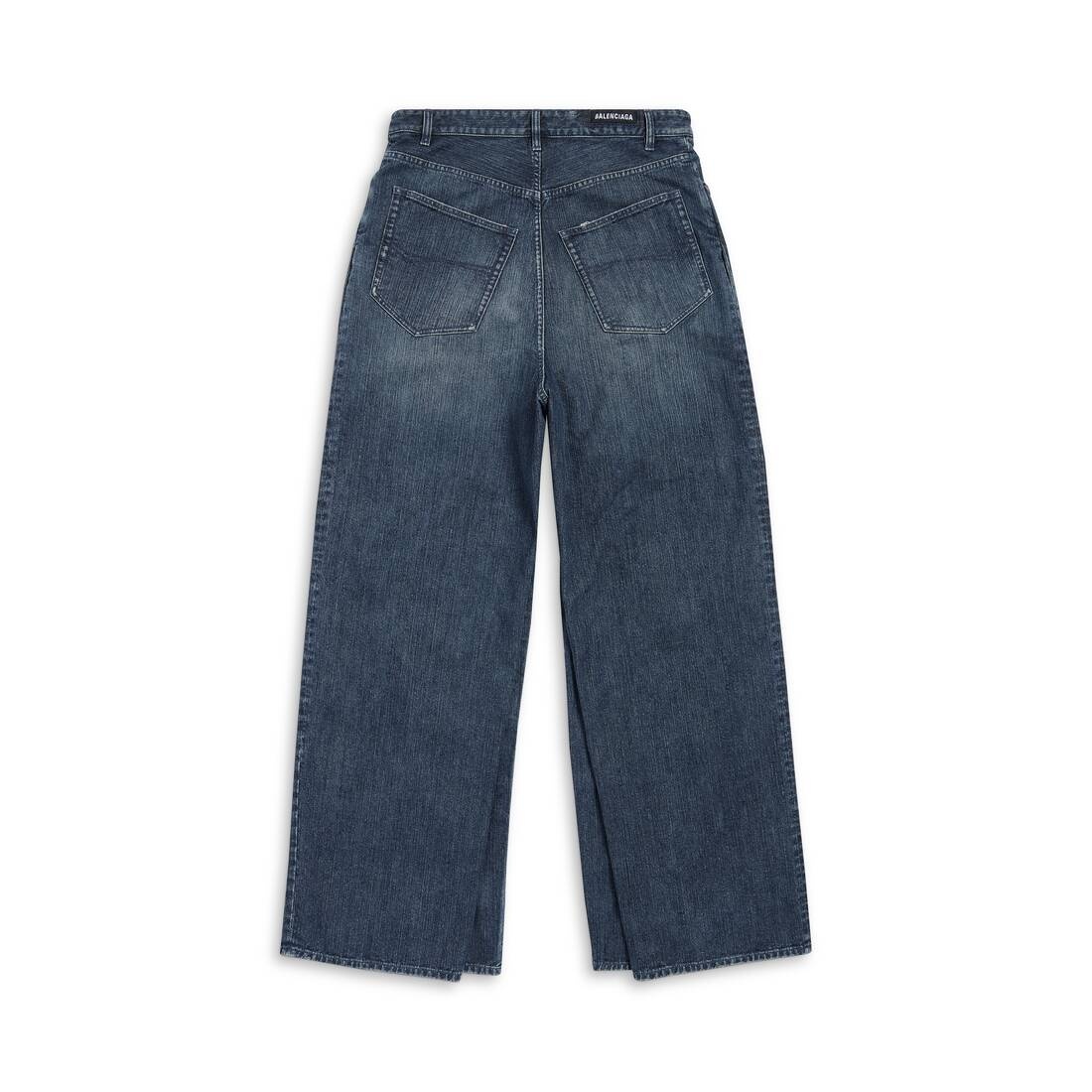 Double Front Pants in Dark Blue - 2