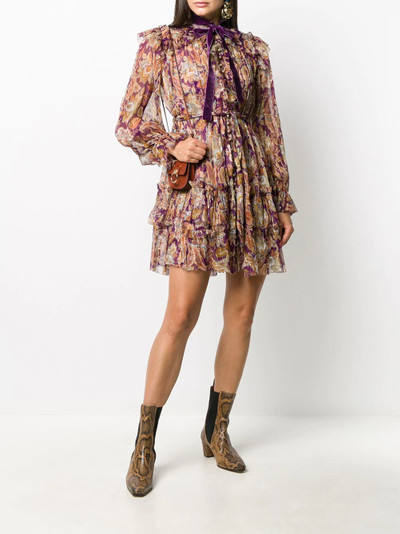 Zimmermann paisley print blouson dress outlook