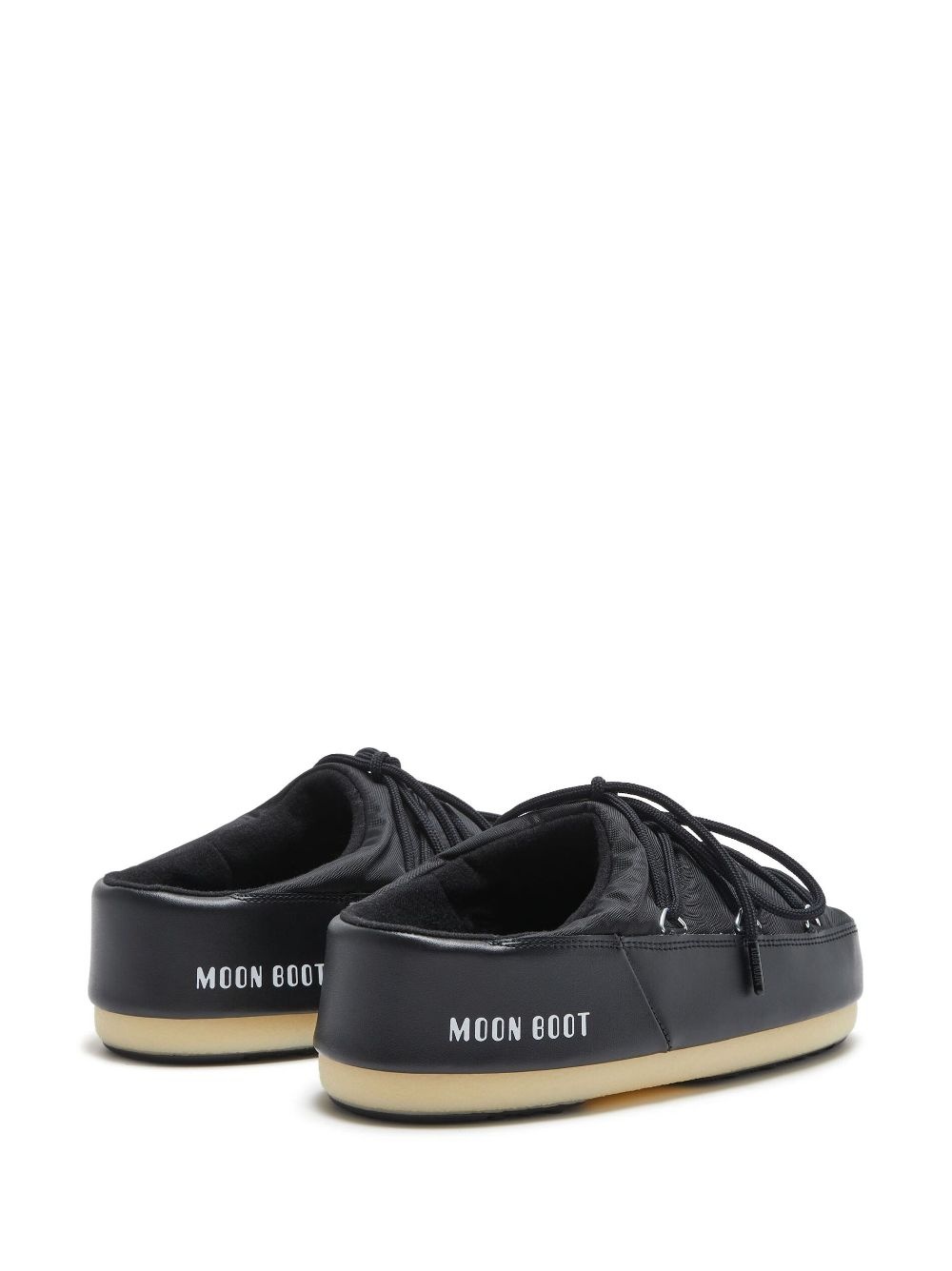 logo-print lace-up mules - 3