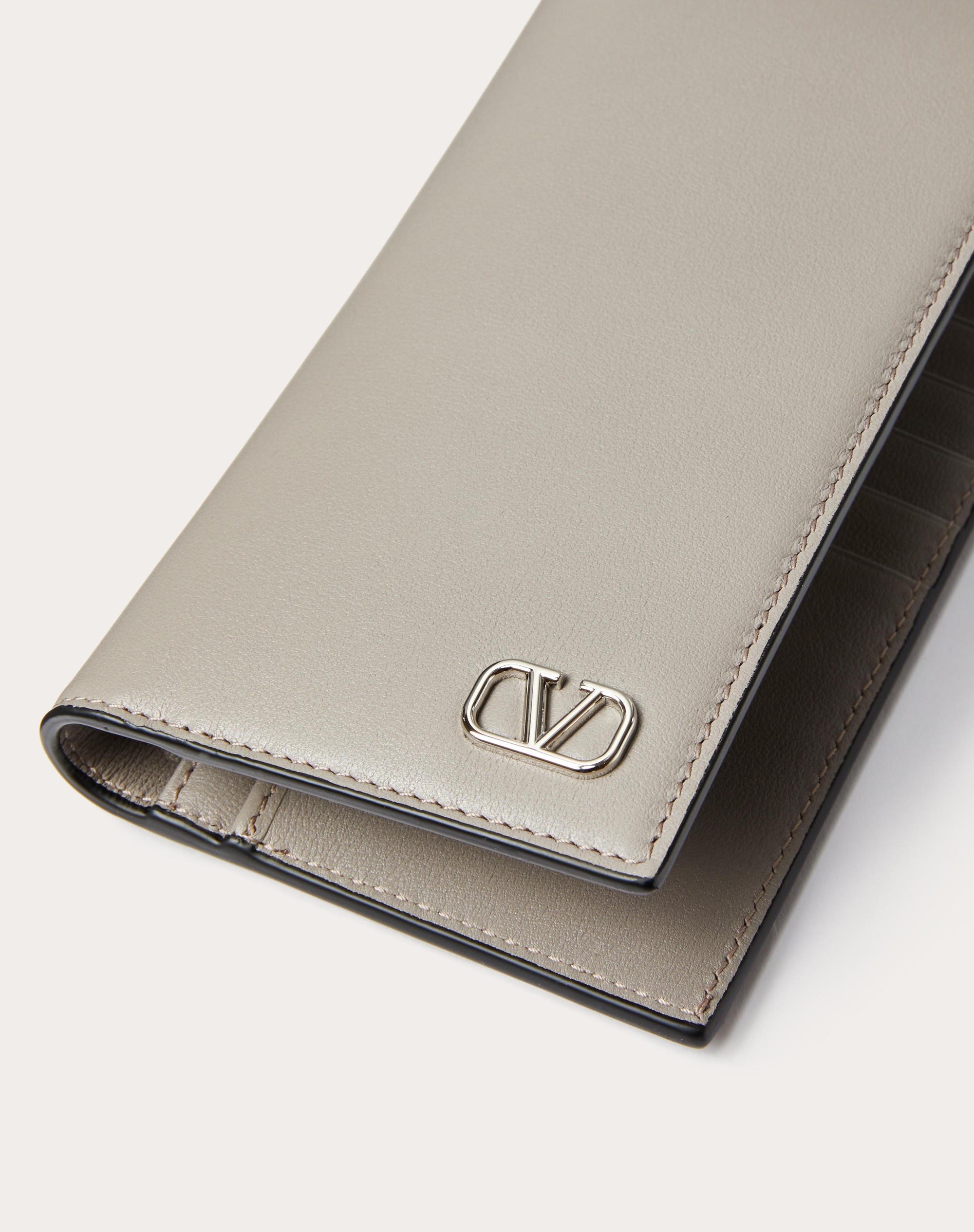 MINI VLOGO SIGNATURE CALFSKIN WALLET - 2