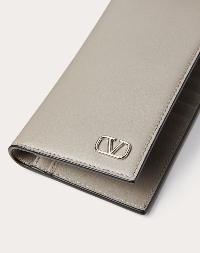 MINI VLOGO SIGNATURE CALFSKIN WALLET 2
