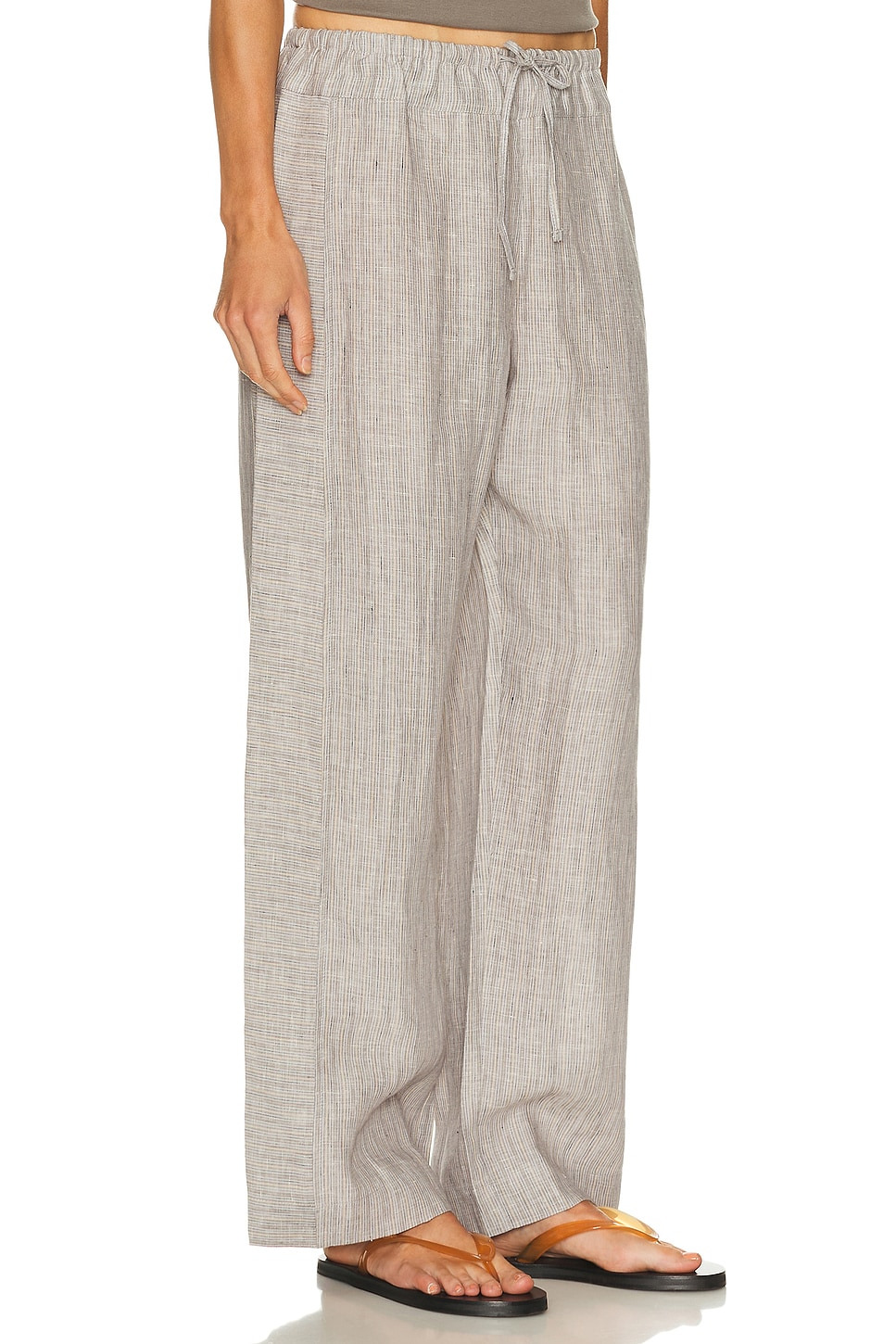 Double Waist Linen Pant - 2