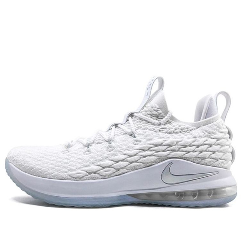 Nike LeBron 15 Low 'White Metallic' AO1755-100 - 1