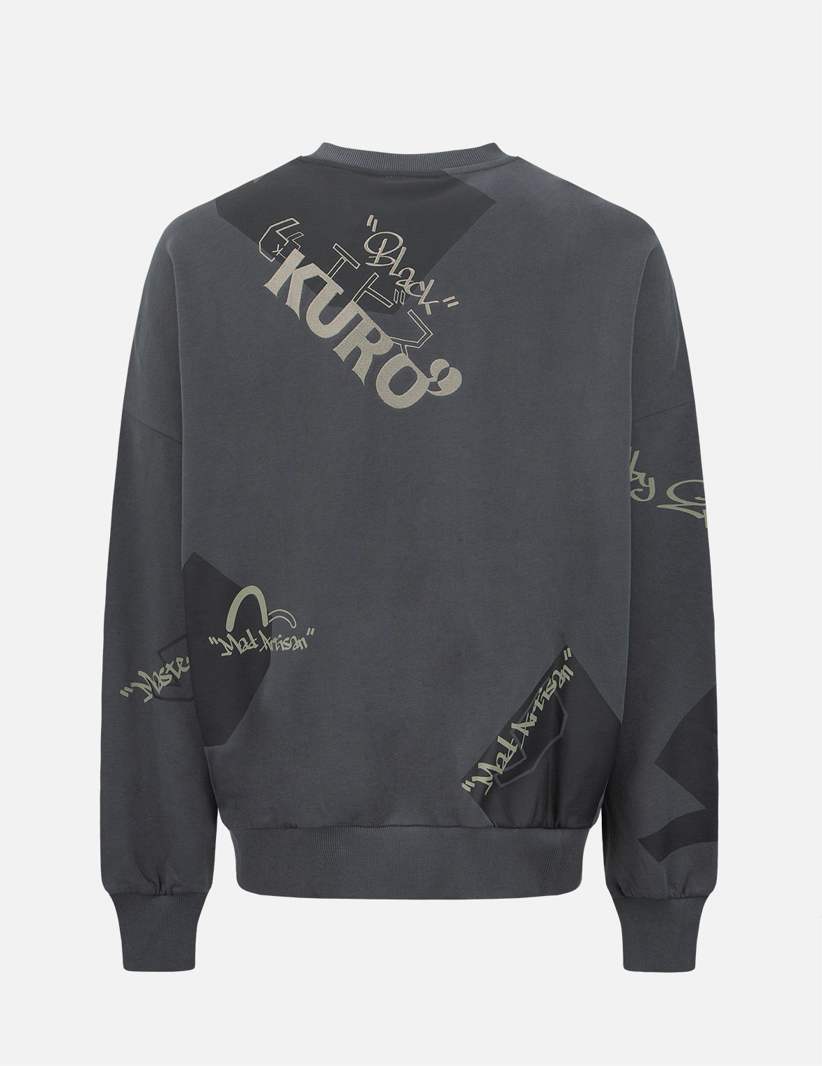 Quotation Mark Print Sweatshirt - 2