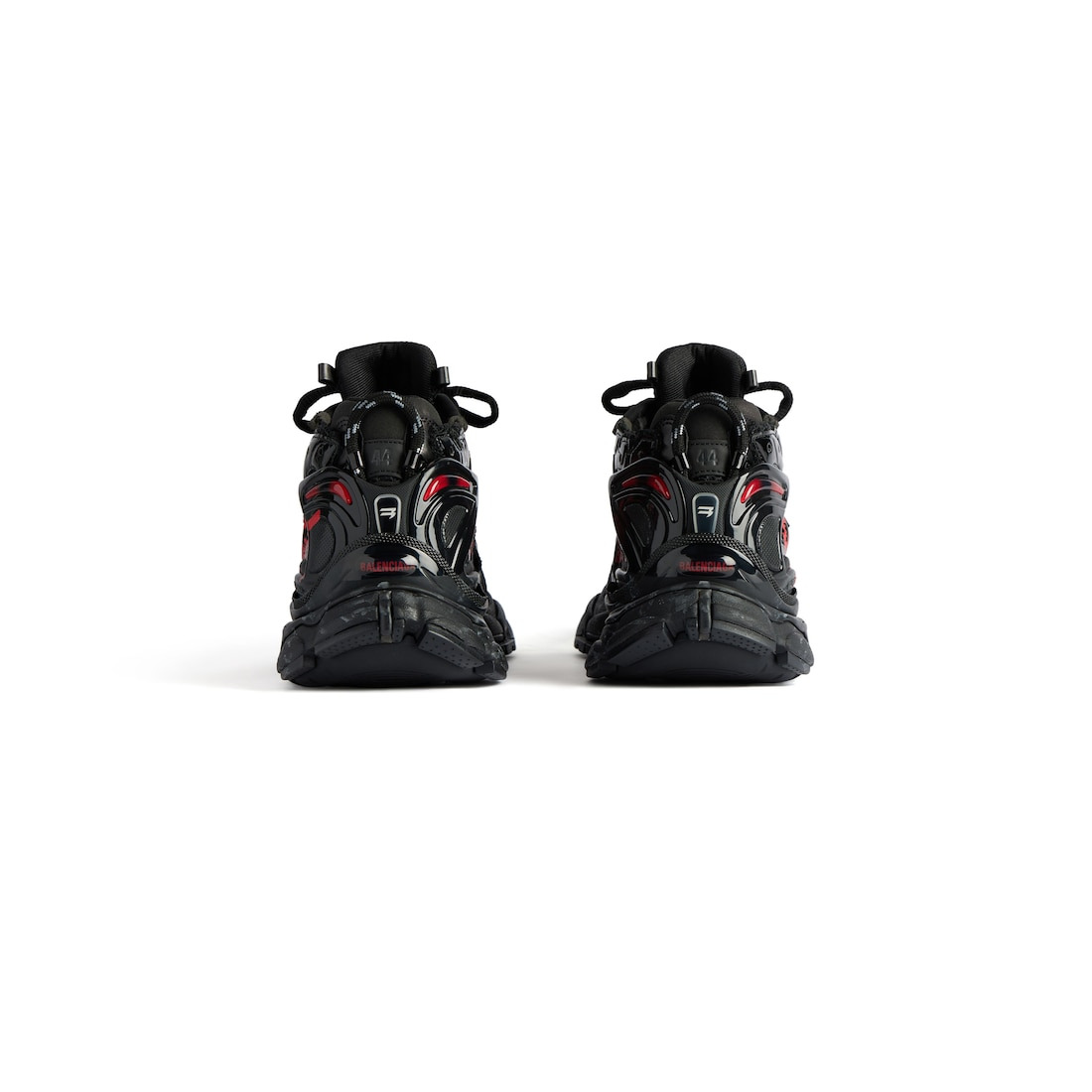 Men's Runner Graffiti Sneaker in Black - 5