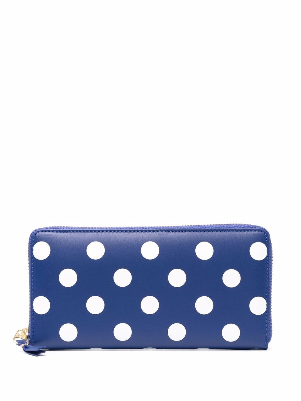 leather polka-dot purse - 1