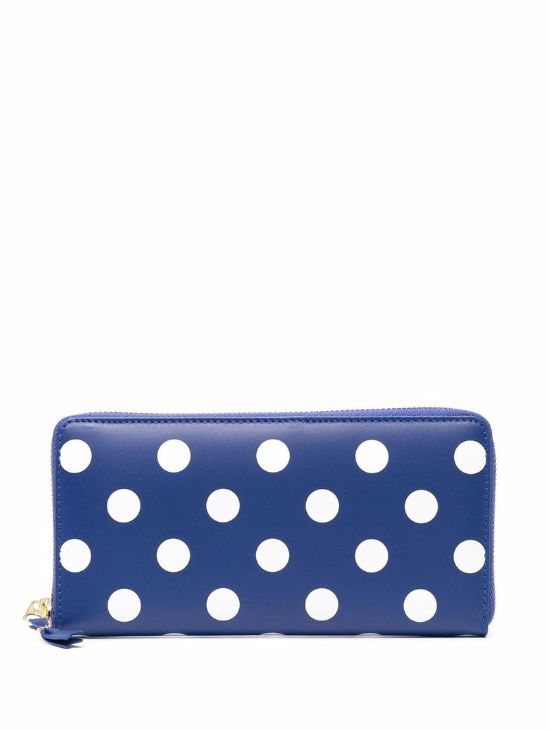 leather polka-dot purse 1