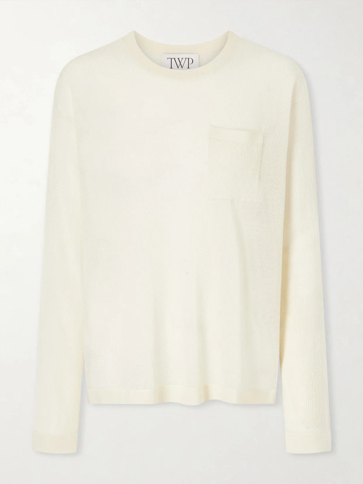 Crocheted Cashmere Sweater - 1