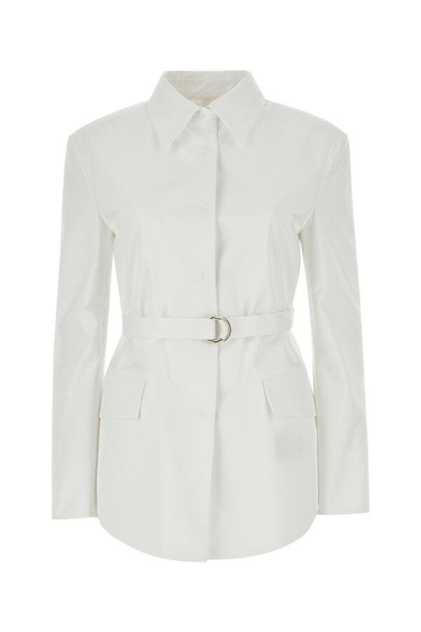 トレンチコート Valentino Garavani White Poplin Overcoat Valentino White poplin overcoat | gebnegozionline | REVERSIBLE