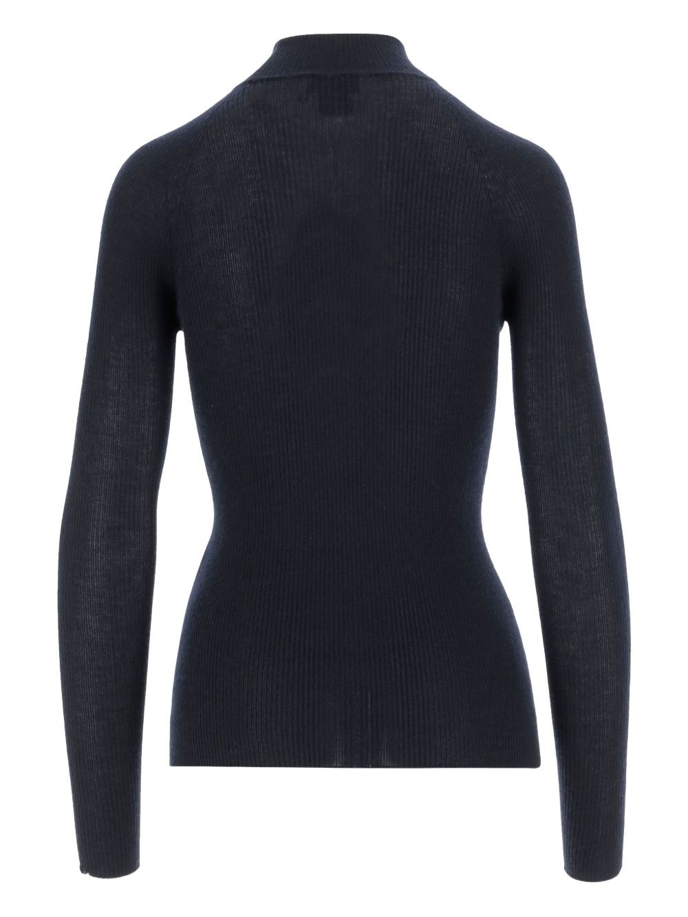 ribbed high-neck sweater - 2