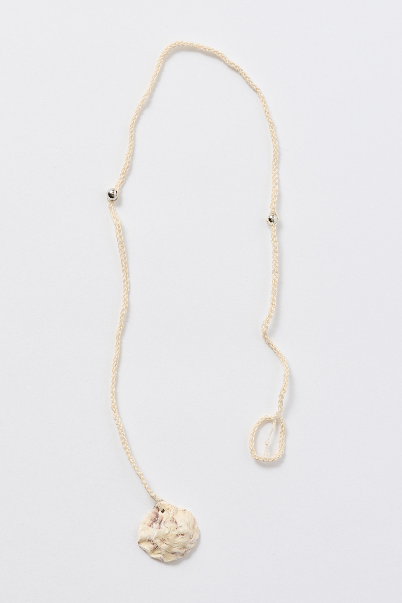 Crochet Catch Necklace Fly Shell - 2