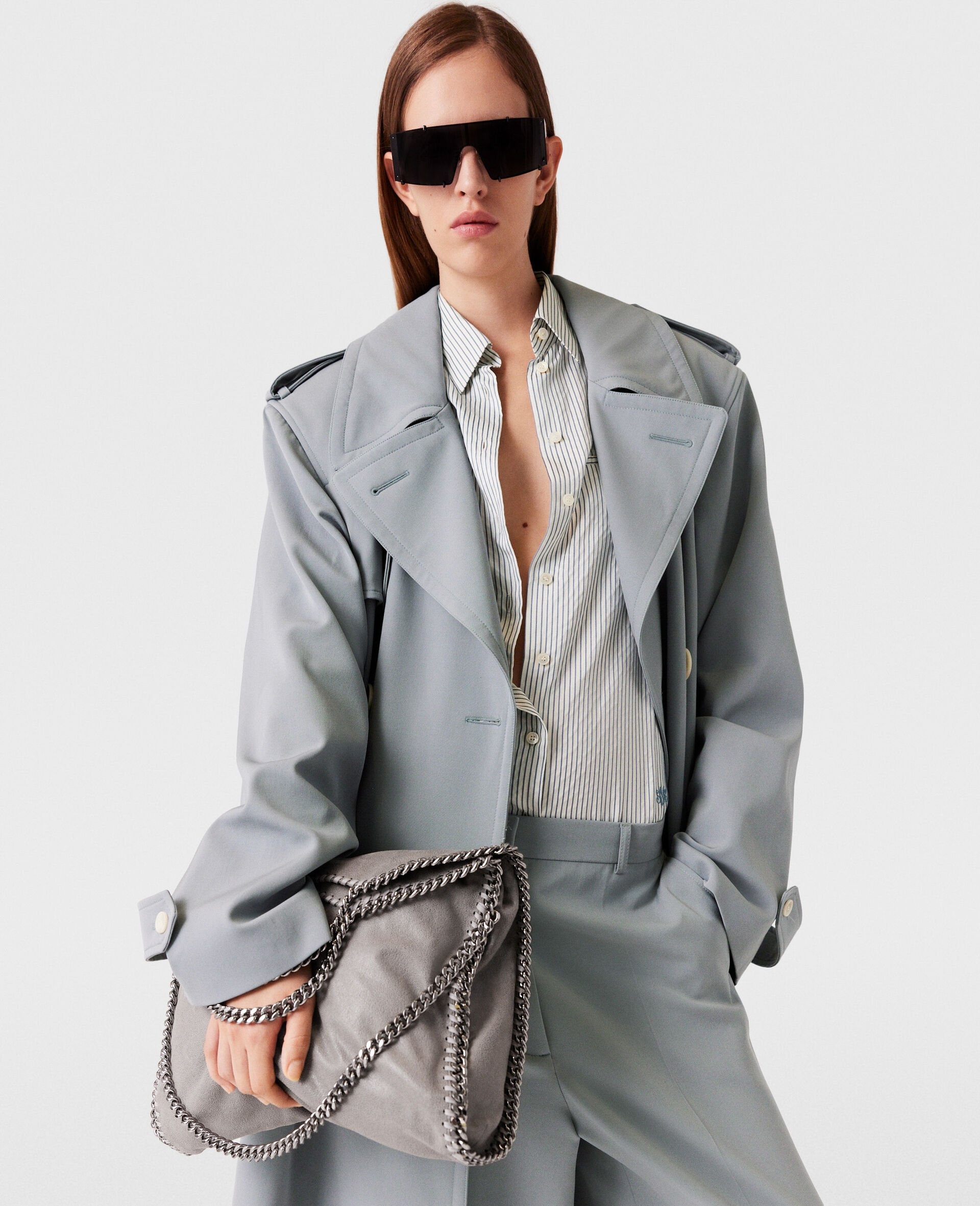 Oversized Belted Trench Coat - 3