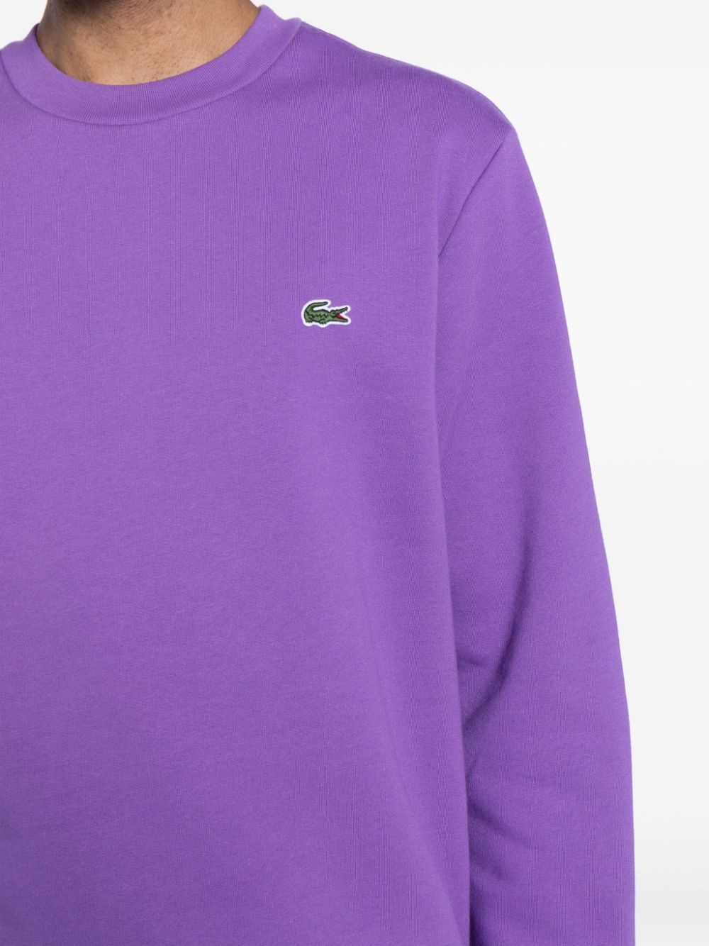 logo-patch crew-neck sweatshirt - 5